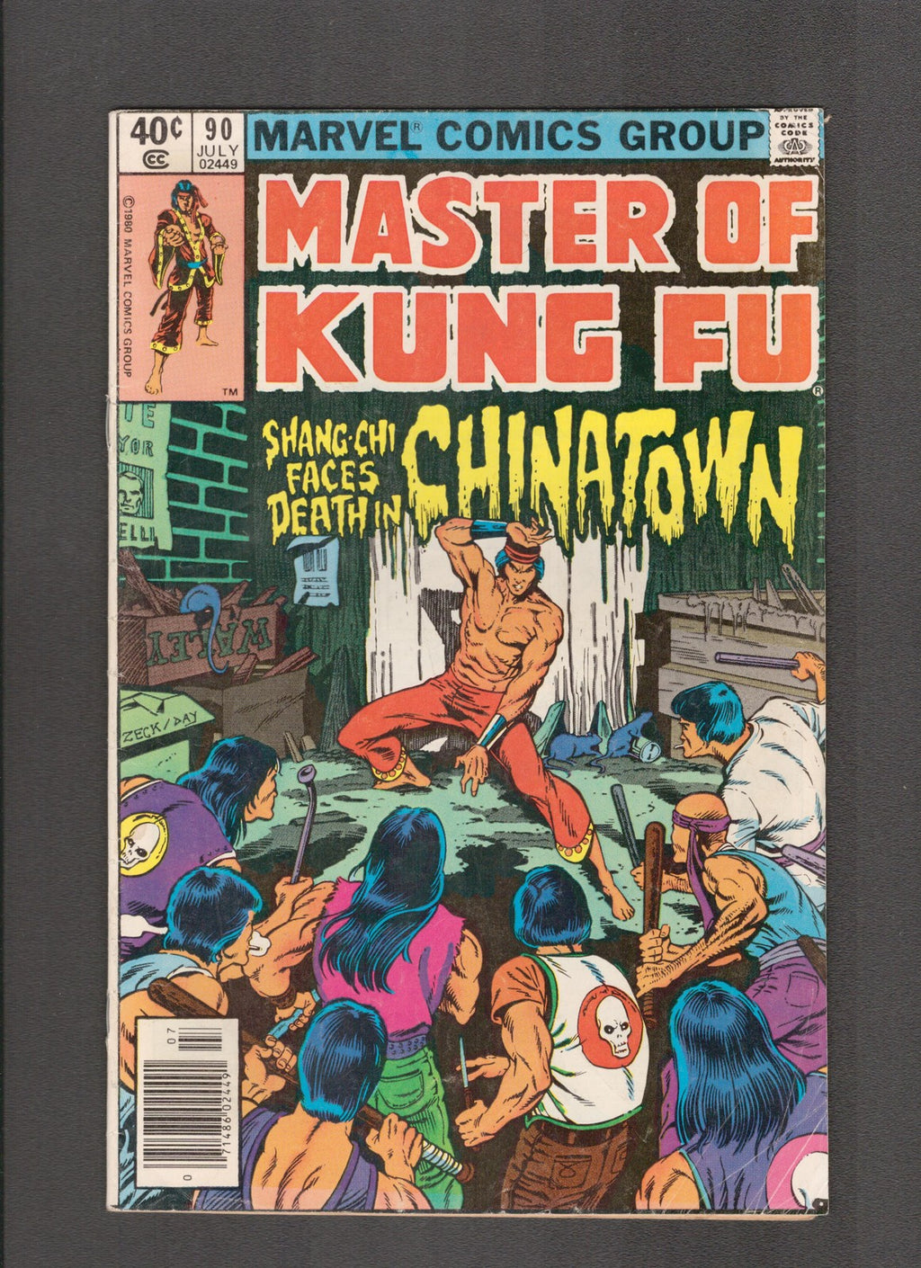 Master of Kung-Fu #40 (1980) Shang-Shi, Jim Shooter Marvel Comics