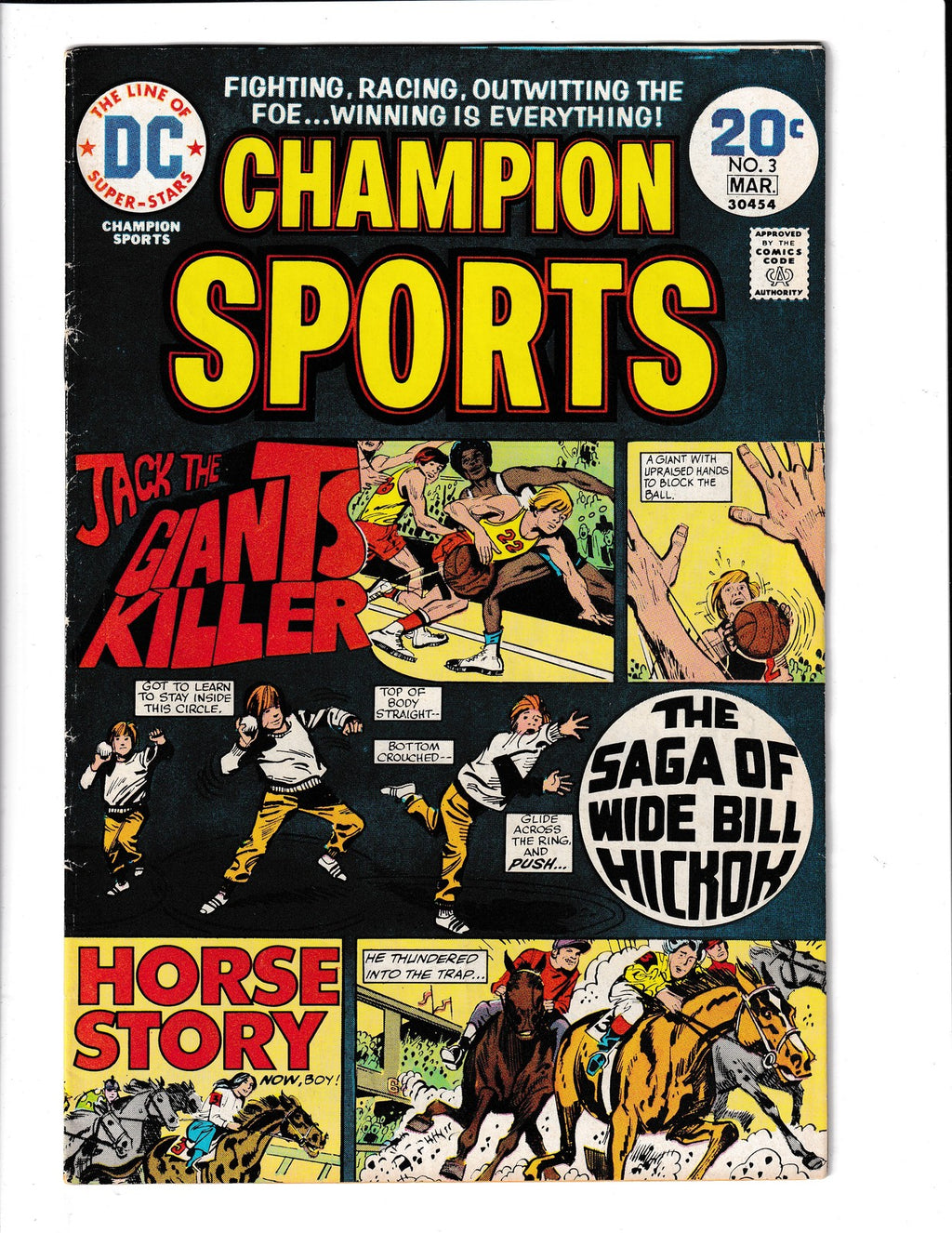 Champion Sports #3 (1974) Dc Comics