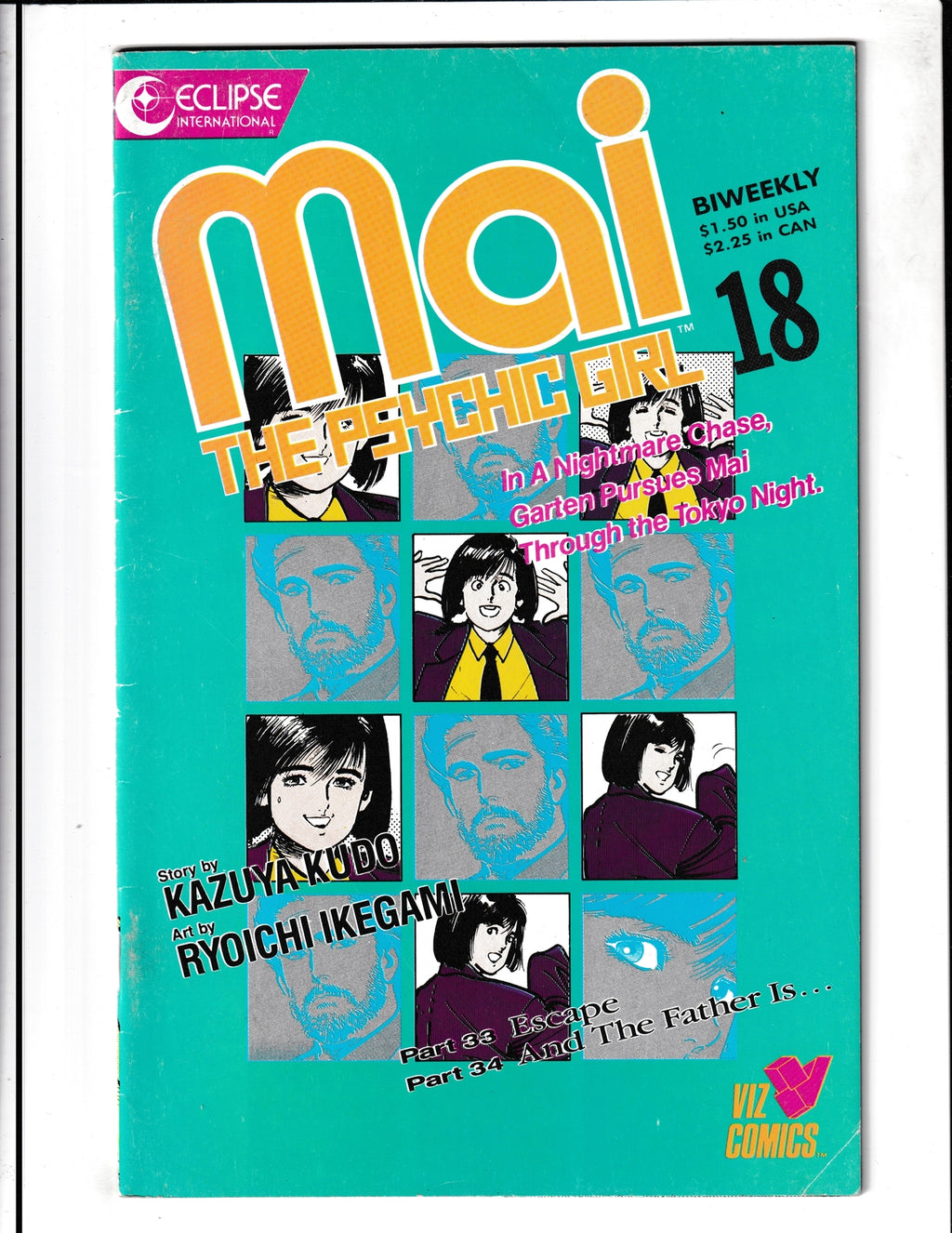 Mai, the Phychic Girl #18 (1988) Eclipse Comics