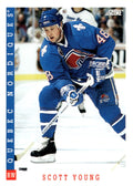 1993-94 Score #56 Scott Young Hockey Quebec Nordiques