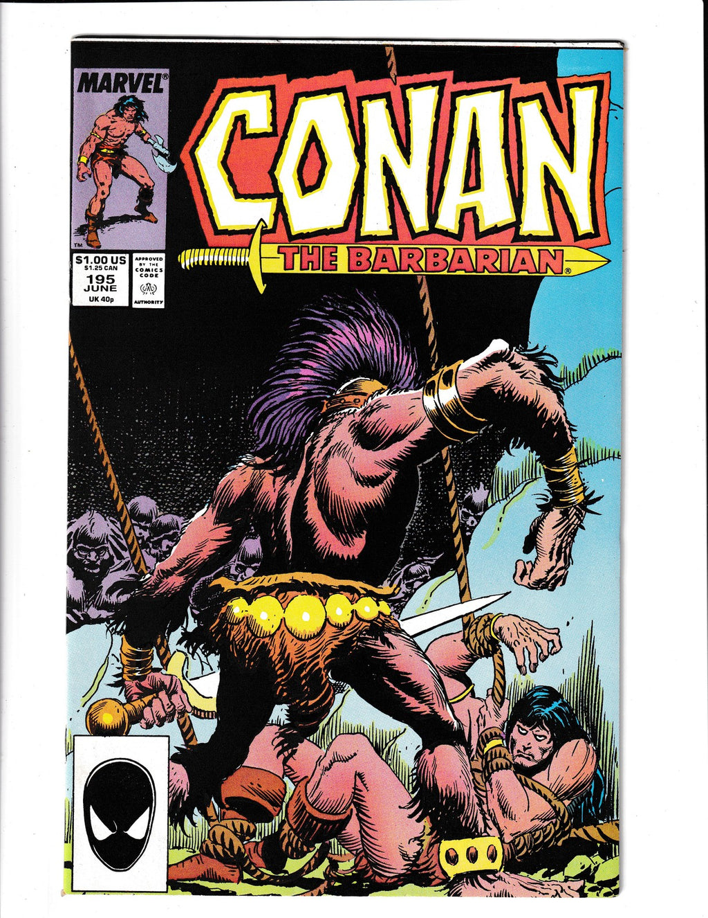 Conan the Barbarian #195 (1987) Marvel Comics SKU:3264