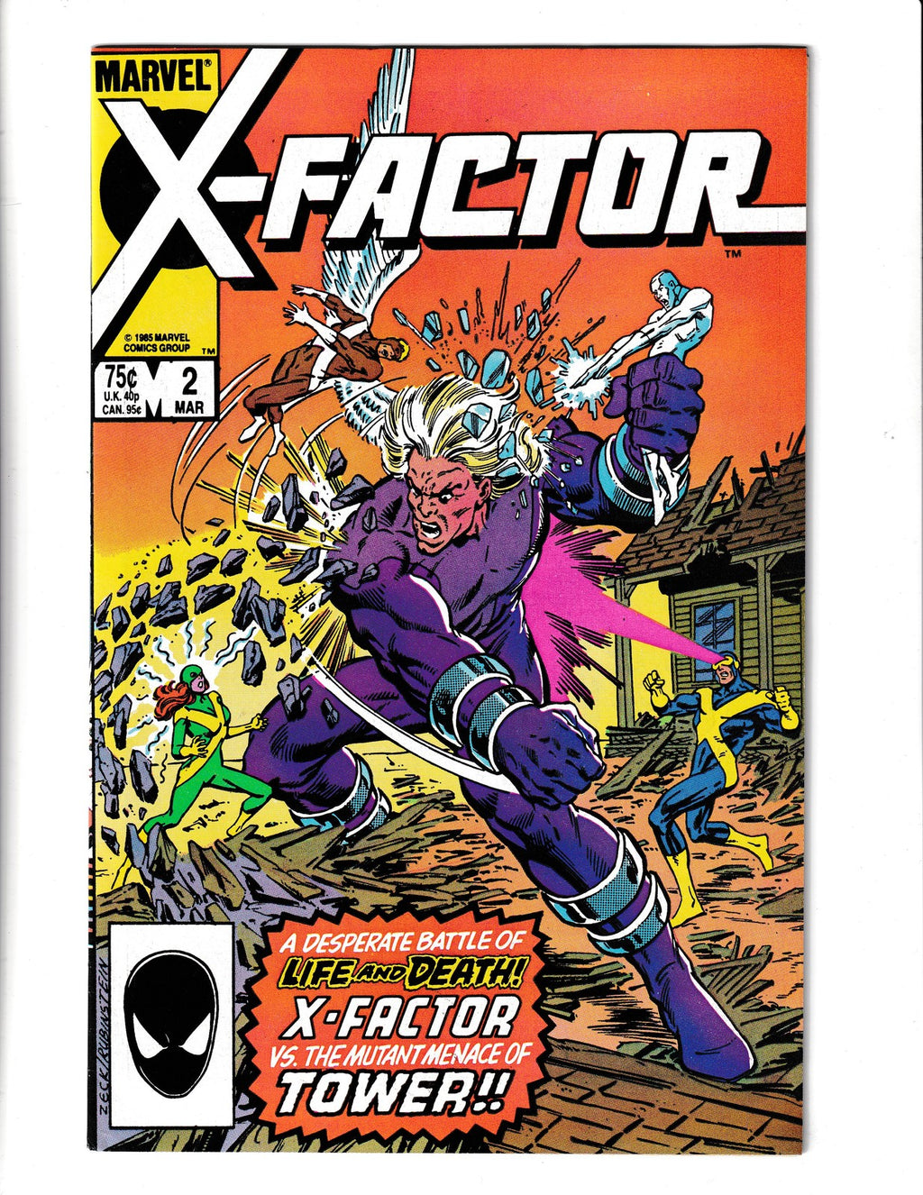 X-Factor #2 (1986) 1st Artie Maddicks Marvel Comics