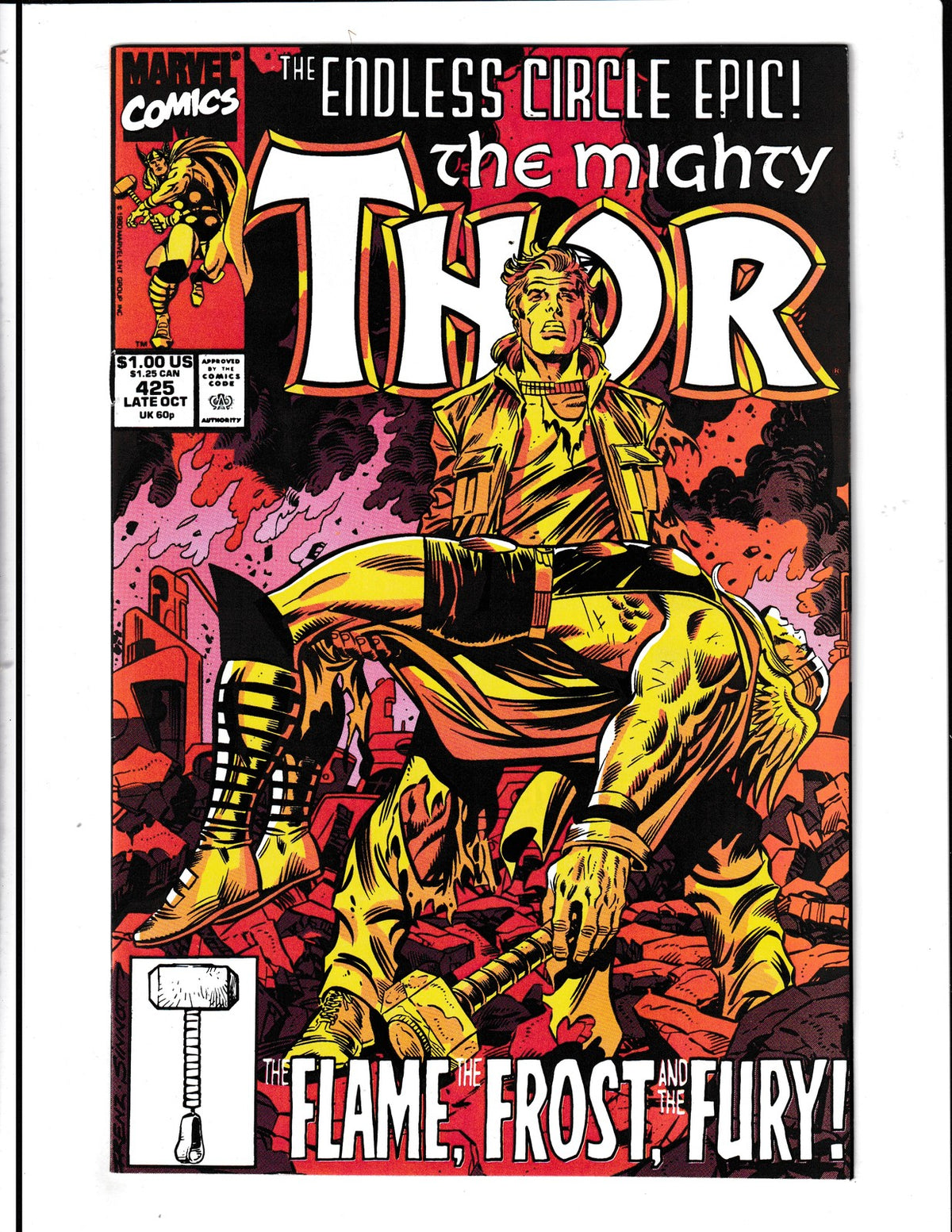 Thor #425 (1990) Higher Grade Marvel Comics