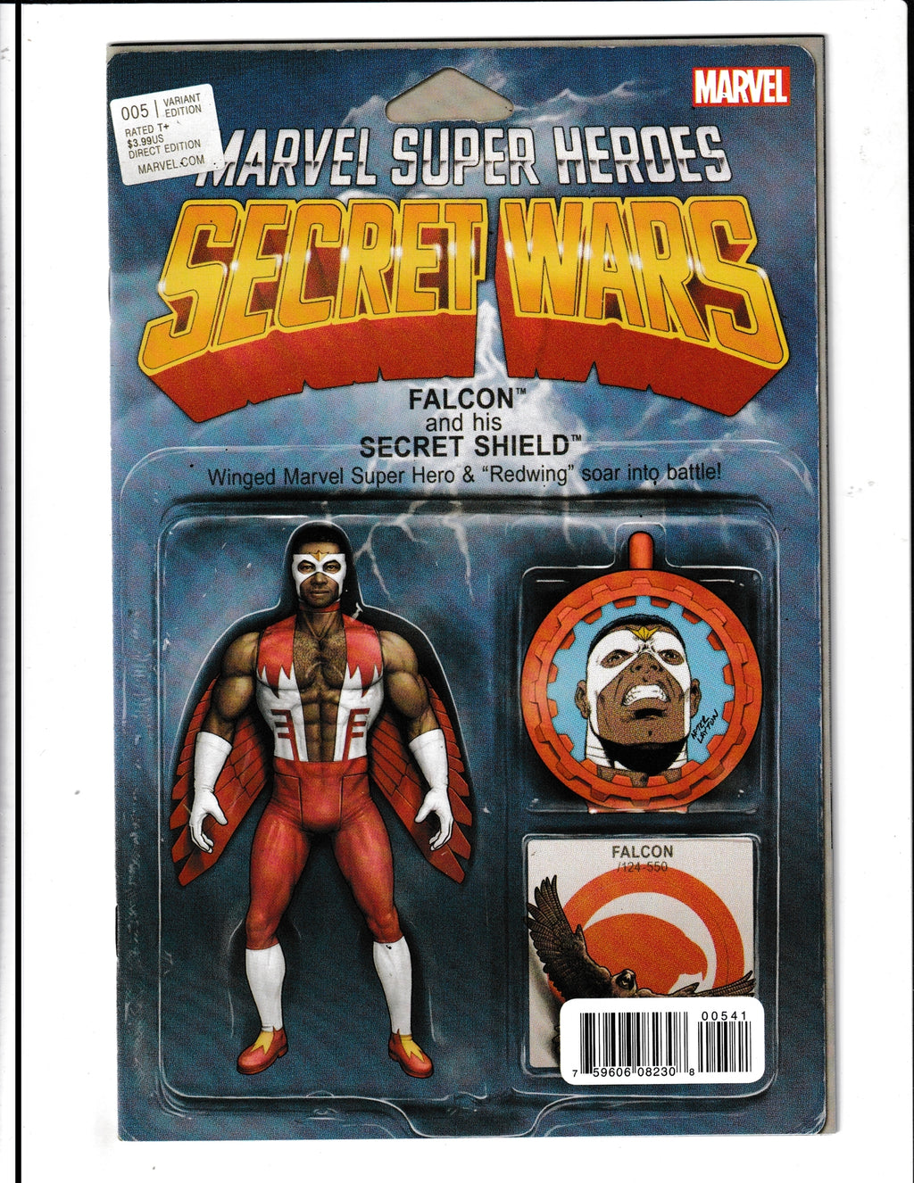 Secret Wars #5D (2015) John Tyler Christopher Action Figure Cover Marvel Comics