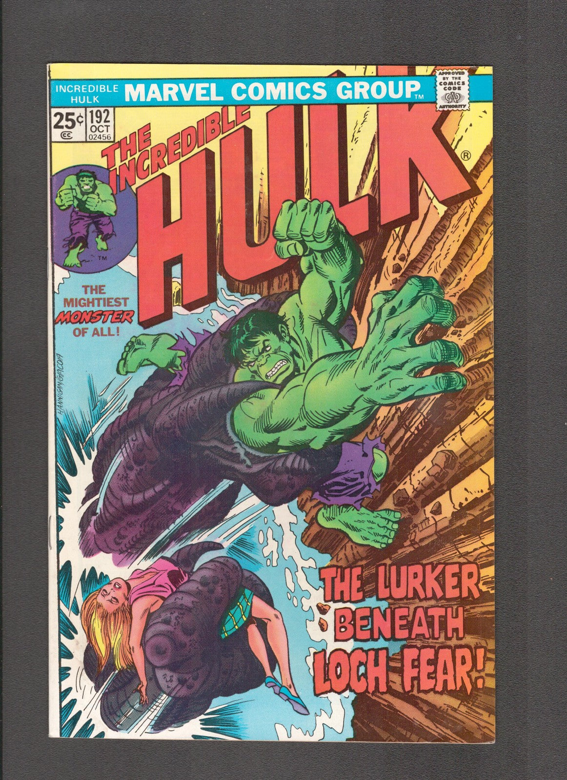 Incredible Hulk #192 (1975) Ed Hannigan, Herb Trimpe Marvel Comics