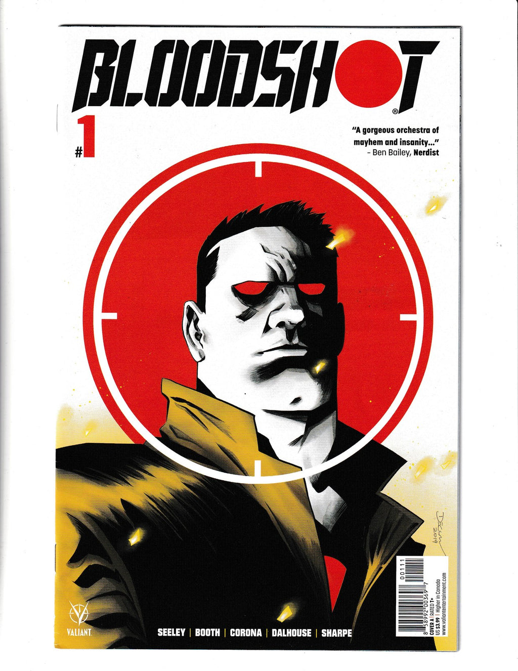 Bloodshot #1 (2019) Regular Declan Shalvey Cover? Valiant Comics