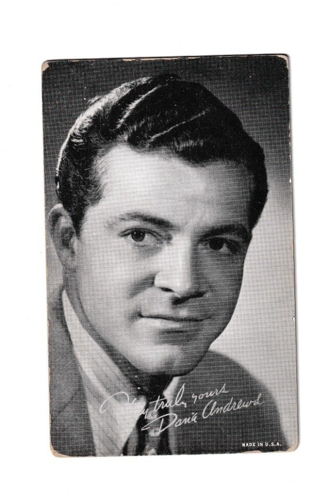 Arcade Cards 1940's - Celebrities - Dana Andrews