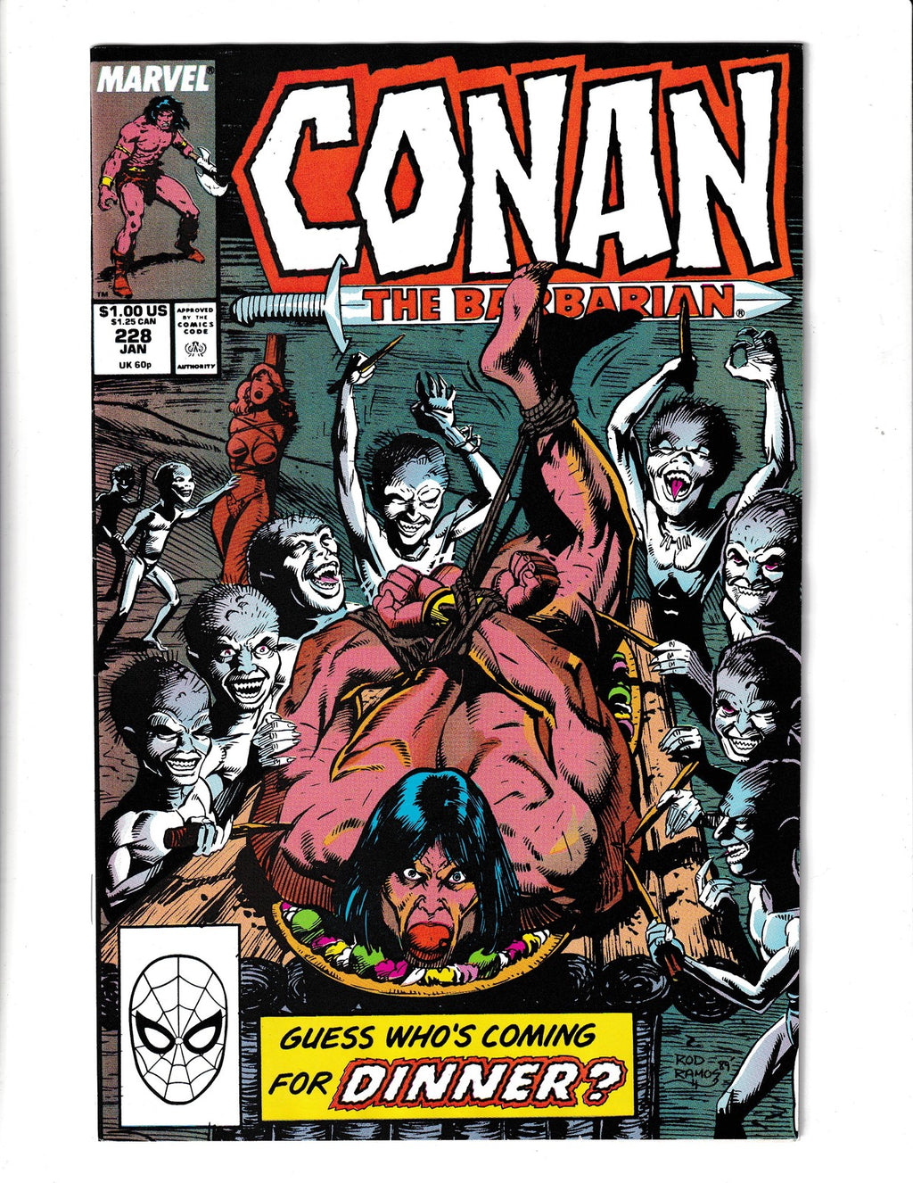 Conan the Barbarian #228 (1990) Marvel Comics SKU:2610