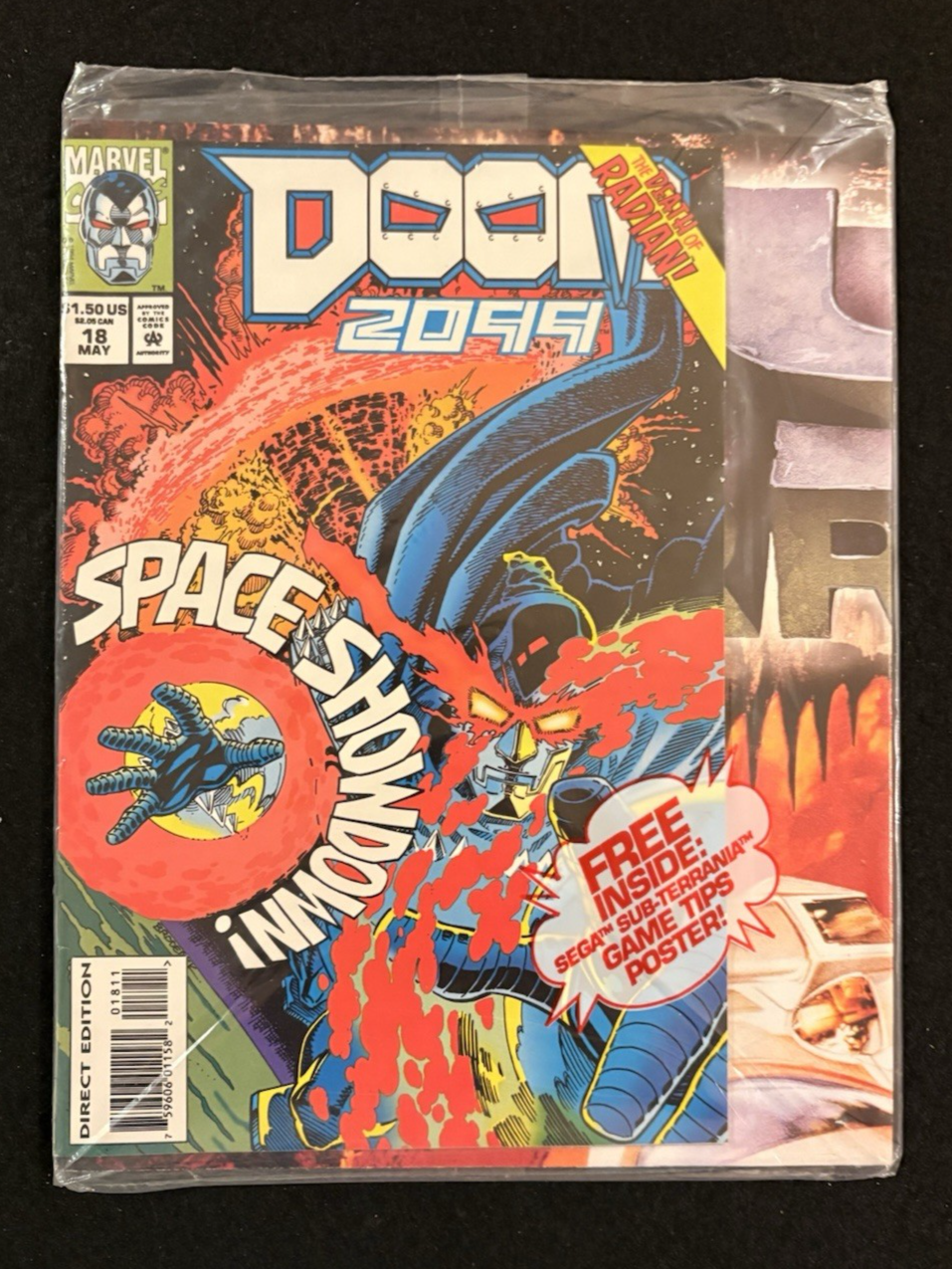 Doom 2099 #18 In Original Sealed  Poly Bag with Poster  (1994) Marvel