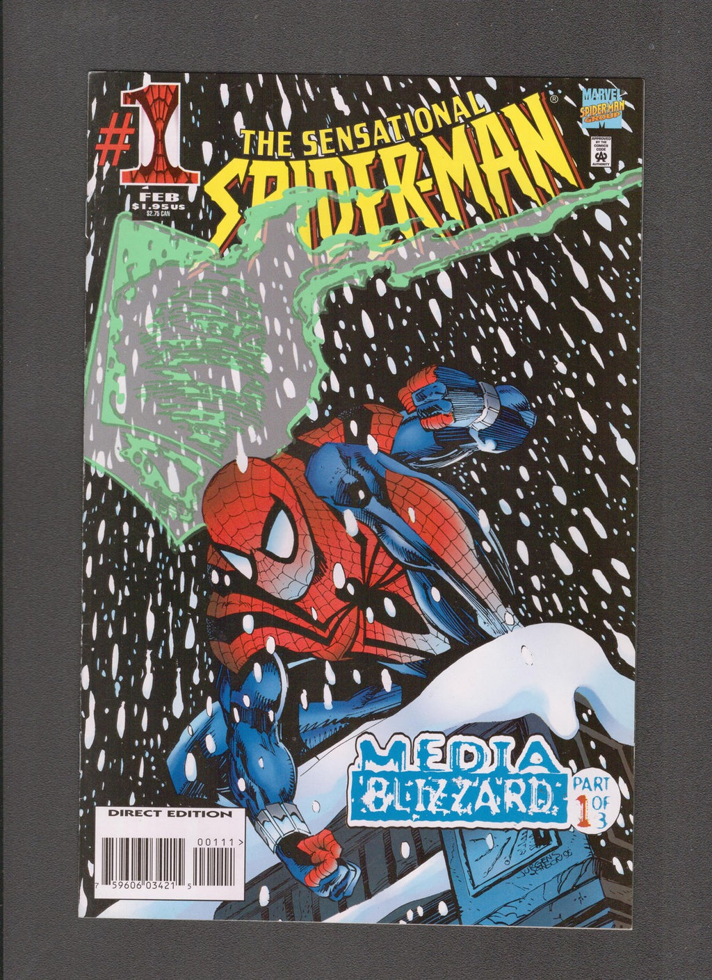 Sensational Spider-Man #1 (1996) Klaus Janson, Dan Jurgens Marvel Comics