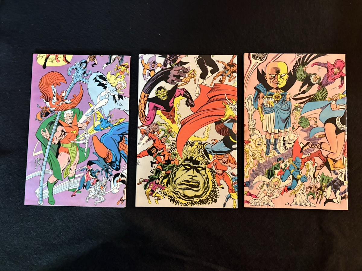 Official Handbook of the Marvel Universe Near Complete Set (14/15) #1-14 1983-84