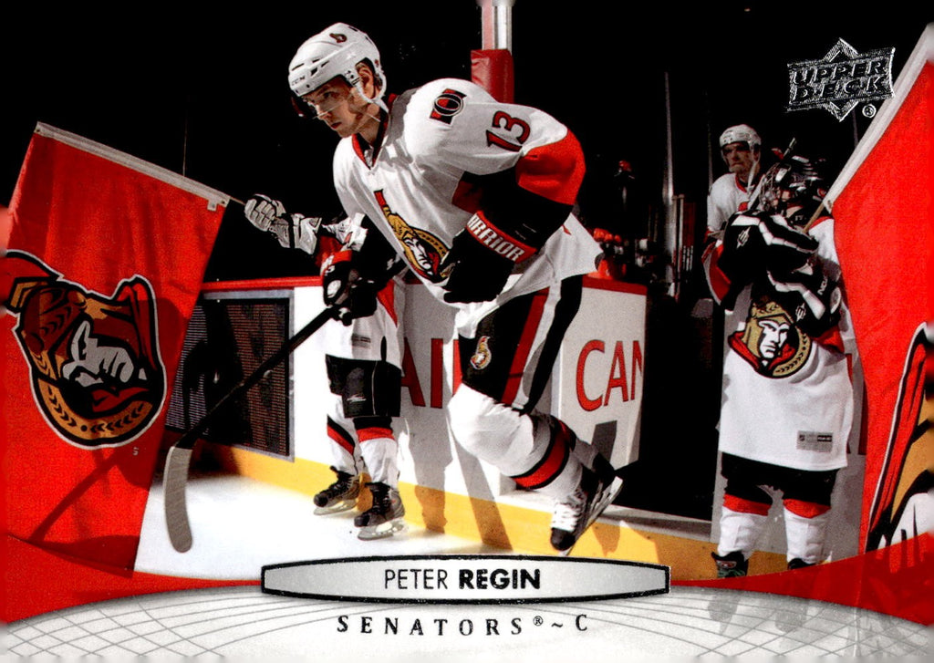 2011-12 Upper Deck #72 Peter Regin Hockey Ottawa Senators