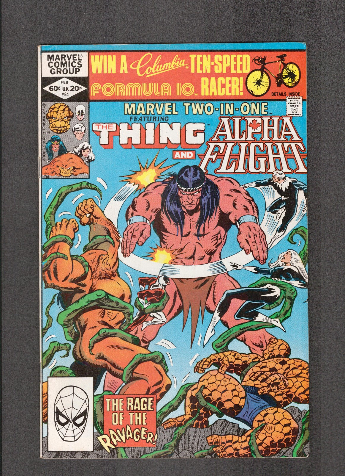 Marvel Two-In-One #84 (1982) Thing & Alpha Flight Marvel Comics
