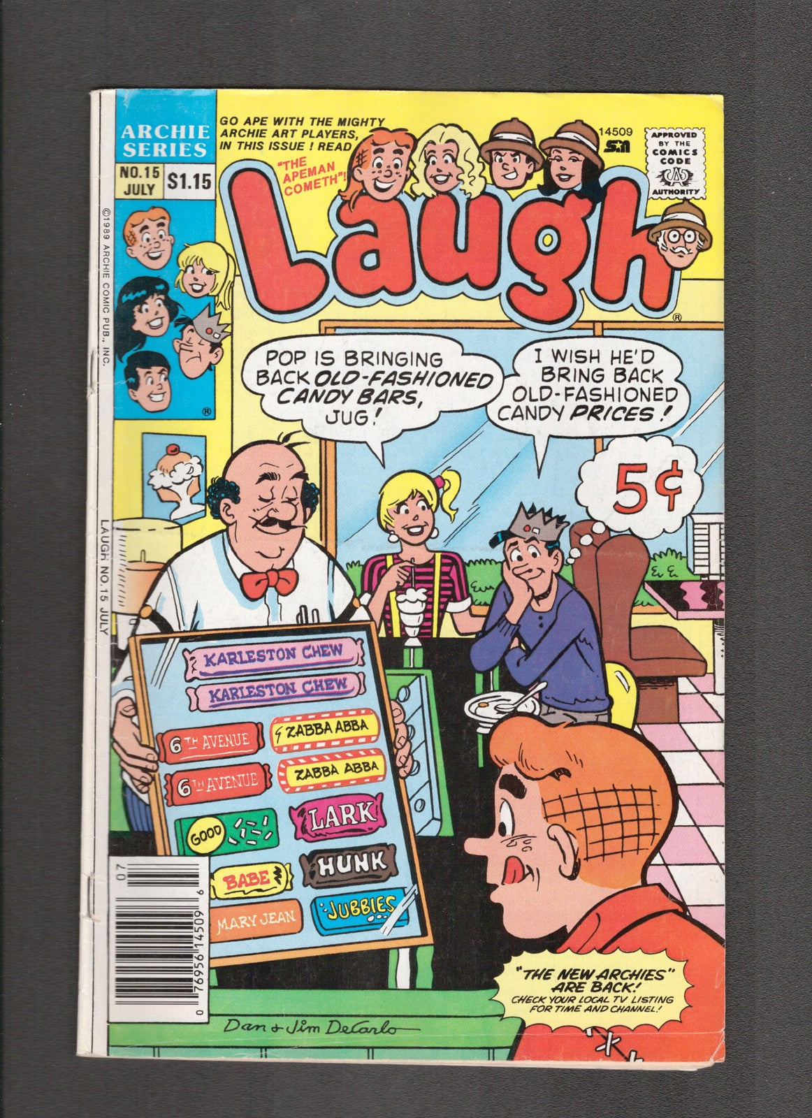Laugh Comics #15 (1989) Canadian Newsstand Archie Comics