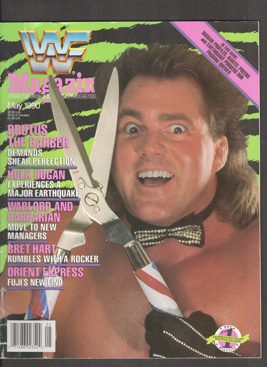 WWF Magazine #May (1990) Brutus the Barber   Comics