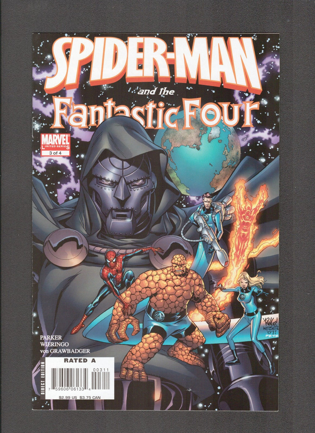 Spider-Man and the Fantastic Four #3 (2007) Karl Kesel Marvel Comics