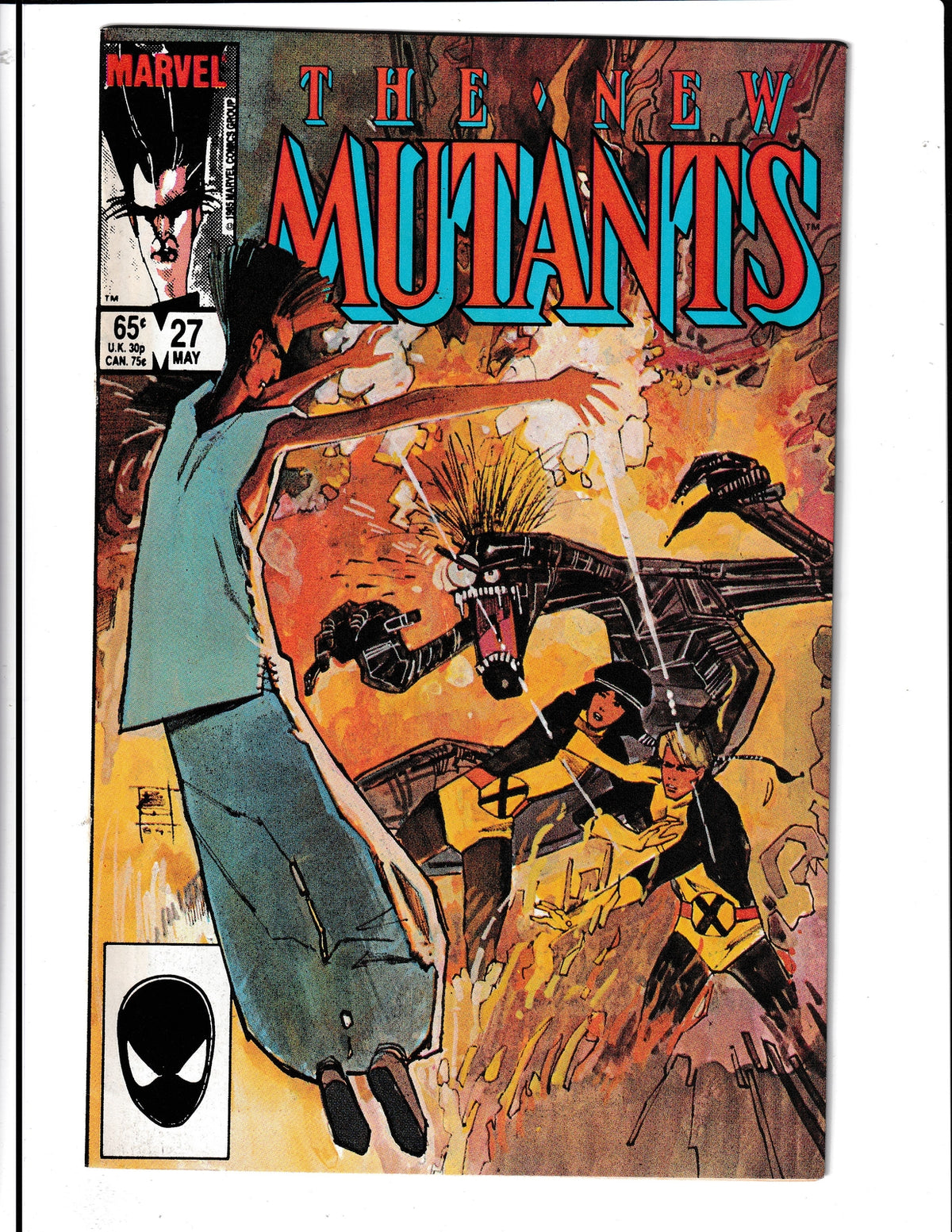 New Mutants #27 (1985) Legion Appearance Marvel Comics