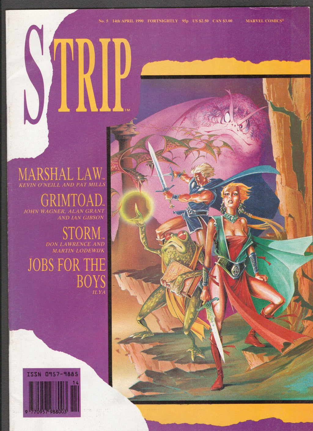 Strip #5 (1990) John Wagner Marvel Comics