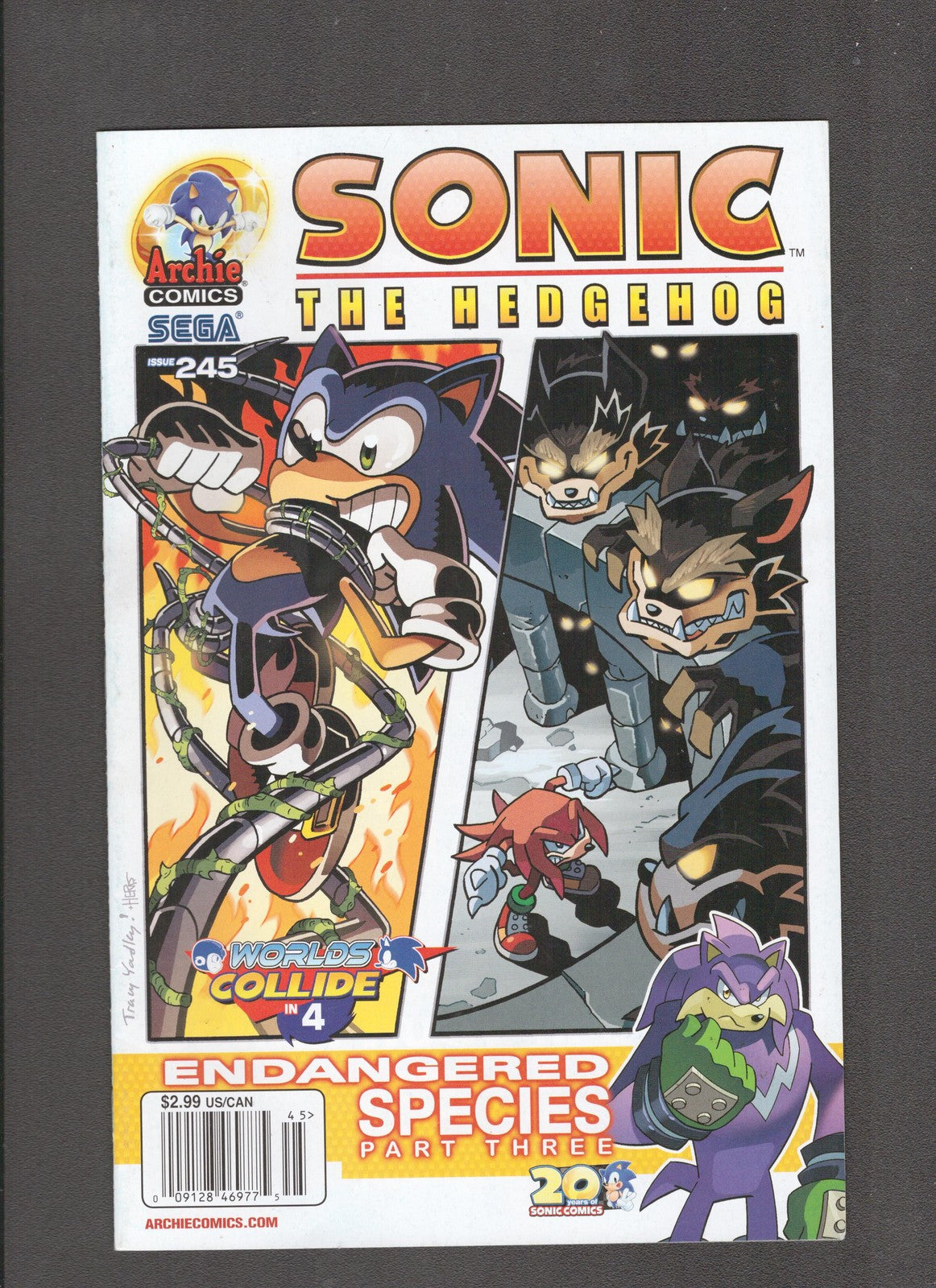 Sonic the Hedgehog #245 (2013) Ian Flynn, Tracy Yardley Archie Comics