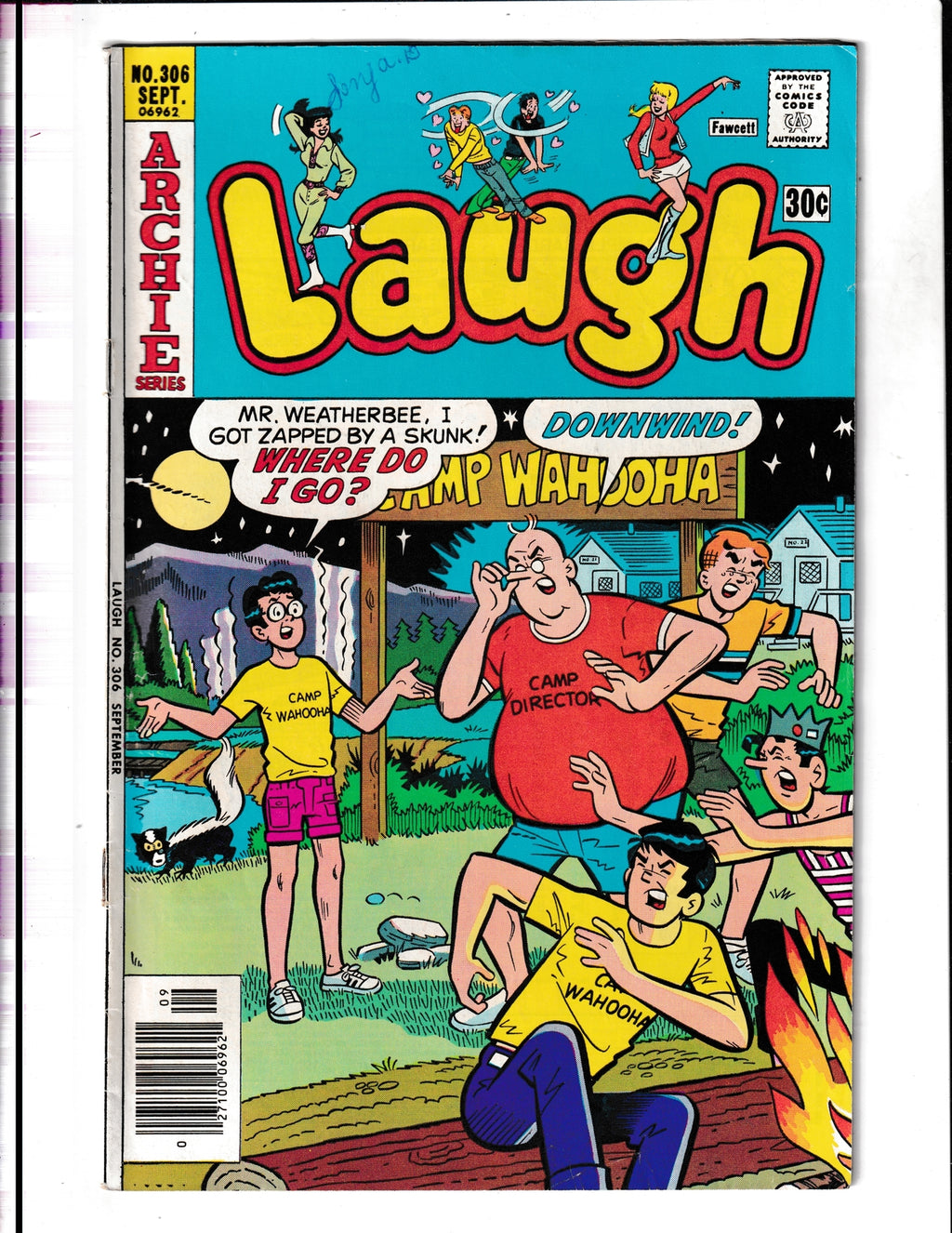 Laugh Comics #306 (1976) Camp Archie Comics