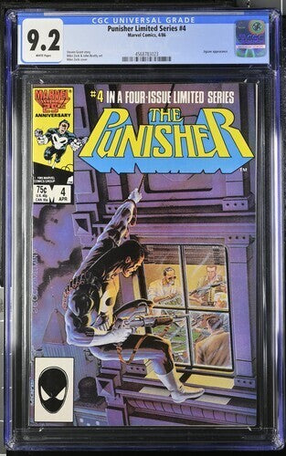 Punisher #4 CGC 9.2 (1986) Mike Zeck Graded Marvel Comics