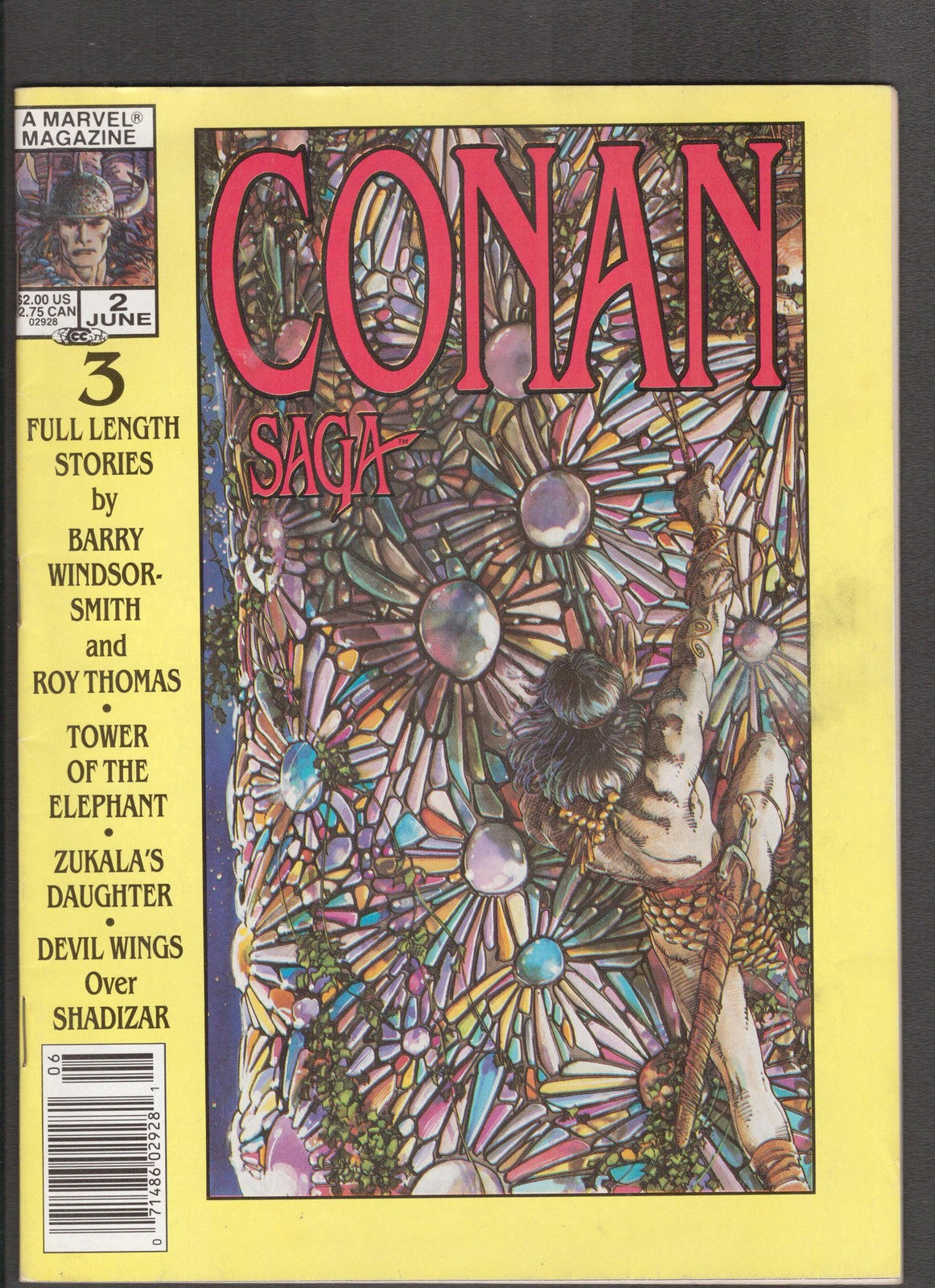 Conan Saga #2 (1987) Roy Thomas, Barry Windsor-Smith Marvel Comics