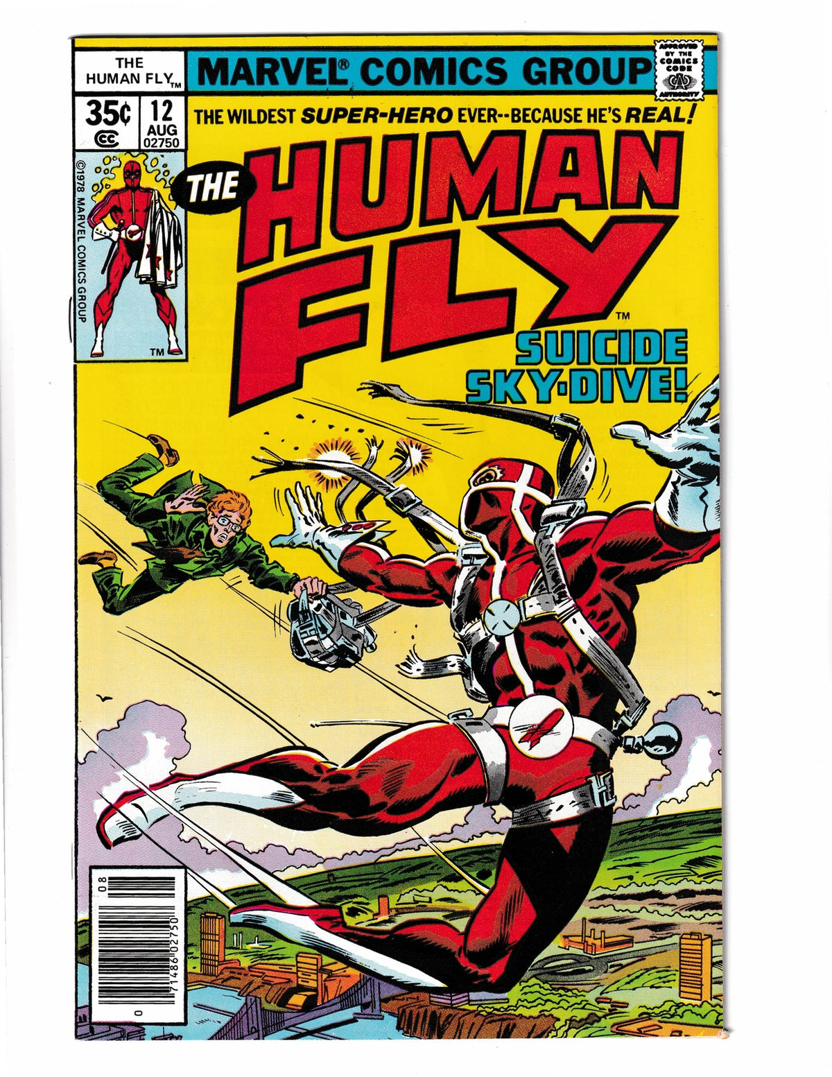 Human Fly #12 (1978) "Suicide Sky-Dive" Marvel Comics