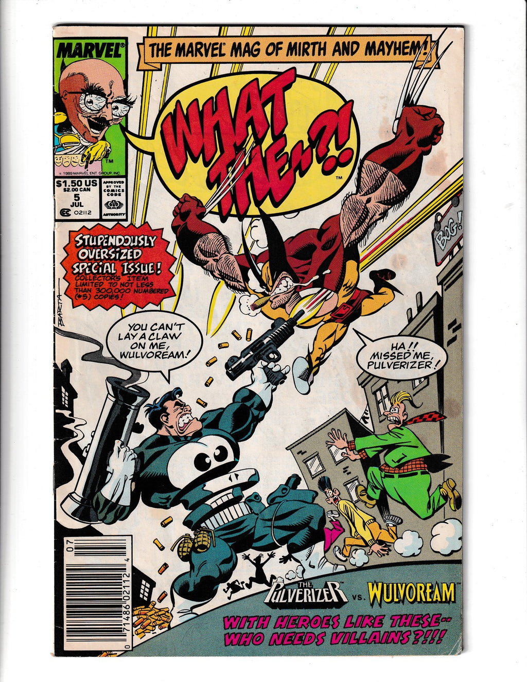 What The..?! #5 (1989) Wulvoream Marvel Comics