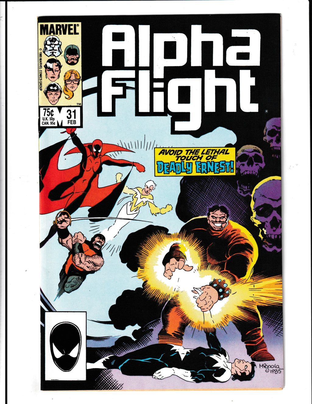 Alpha Flight #31 (1986) Marvel Comics SKU:1098