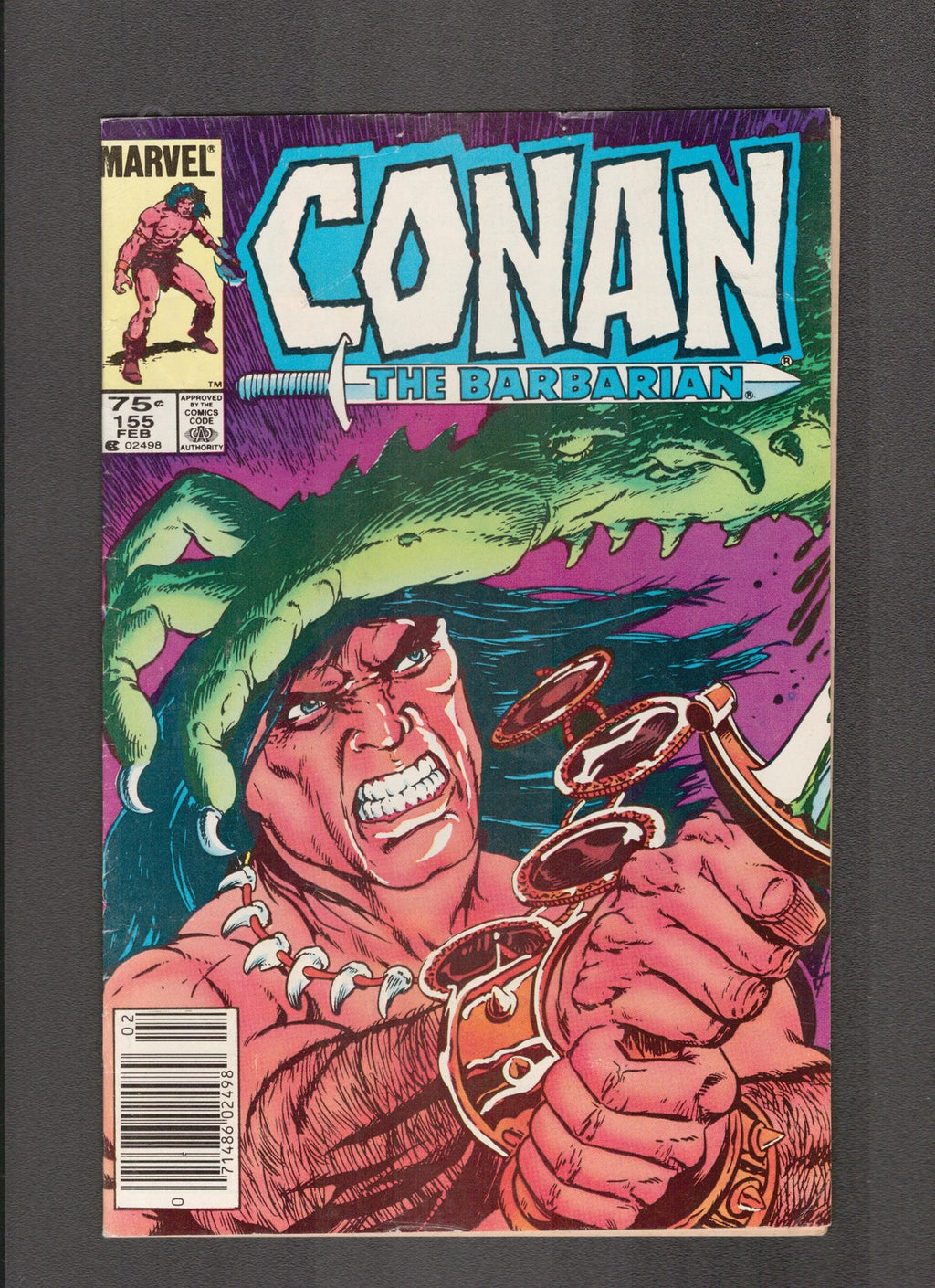 Conan the Barbarian #155 (1984) 75c CDN Newsstand Marvel Comics