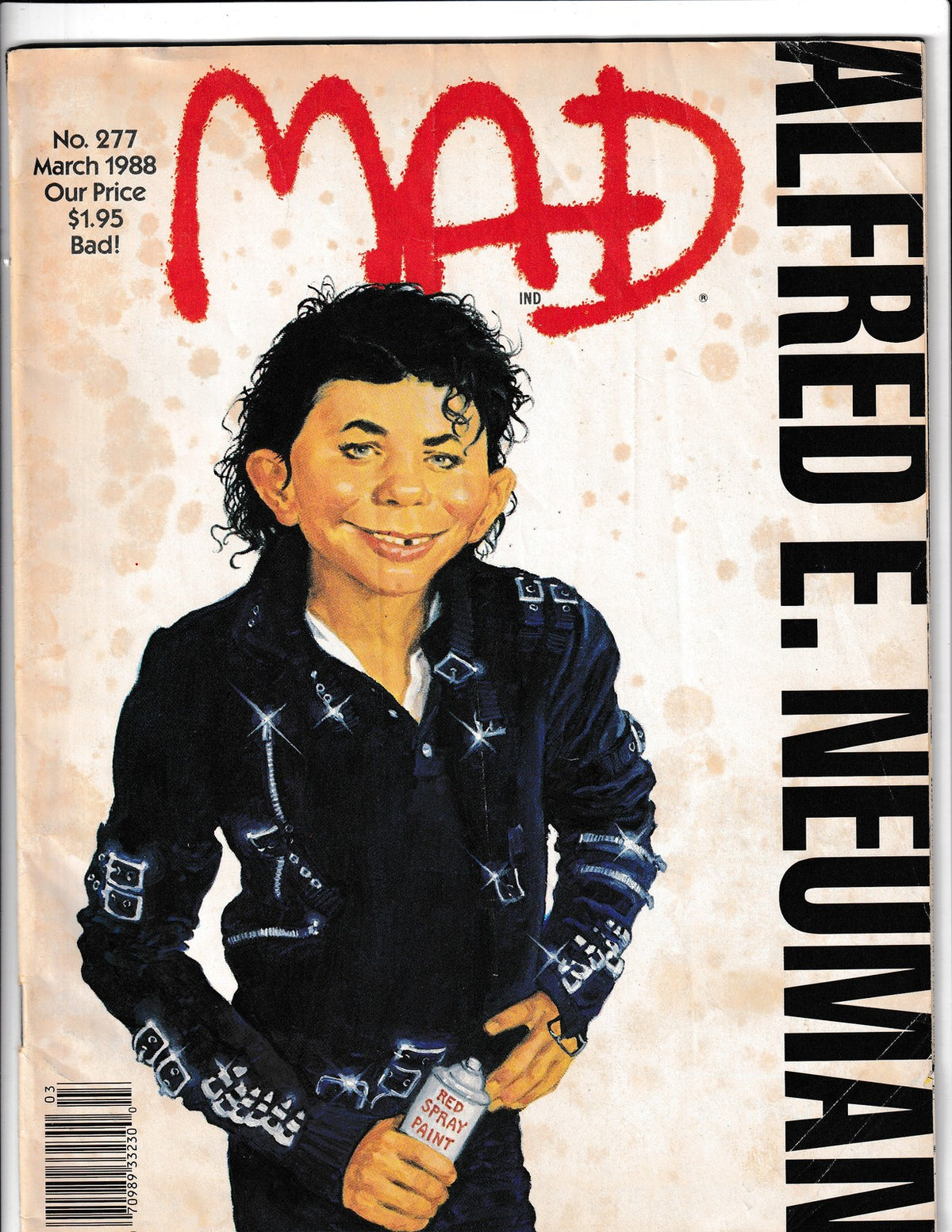 MAD Magazine #277 (1988) Michael Jackson EC Publications Comics