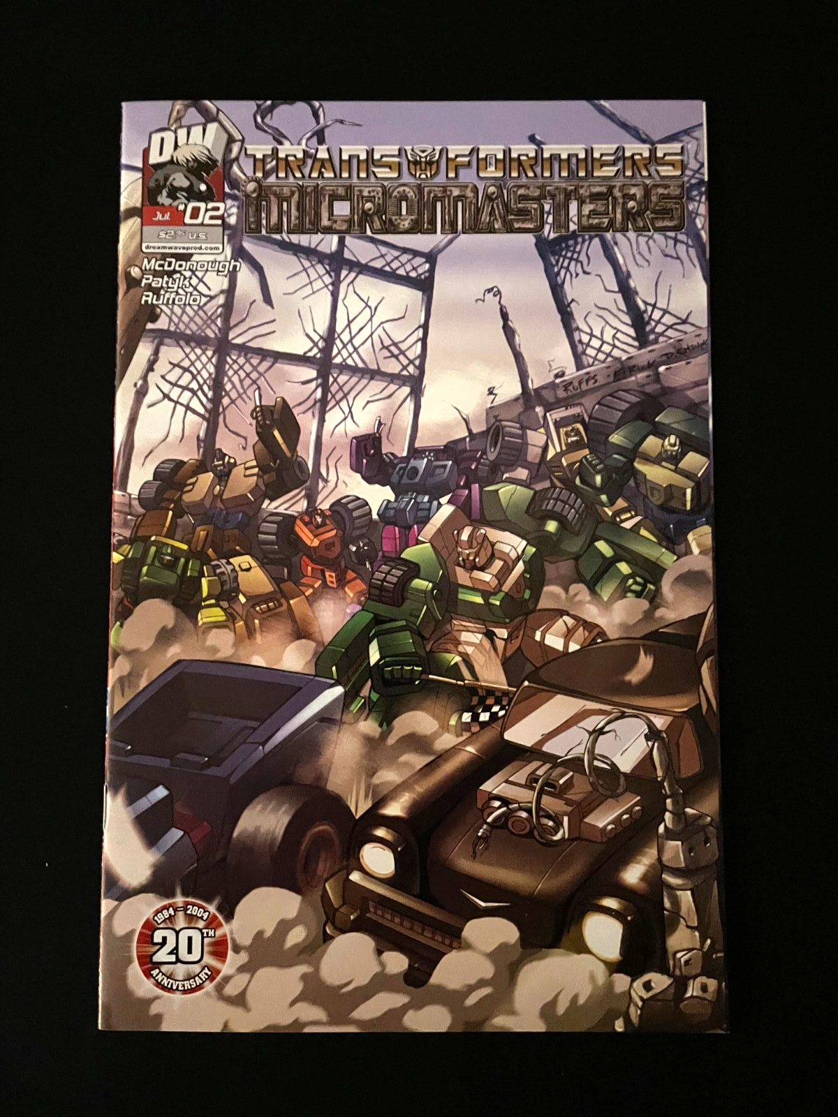 Transformers/Micromasters - Two Set of 4 both A & B covers #1-4 (2004) Dreamwave