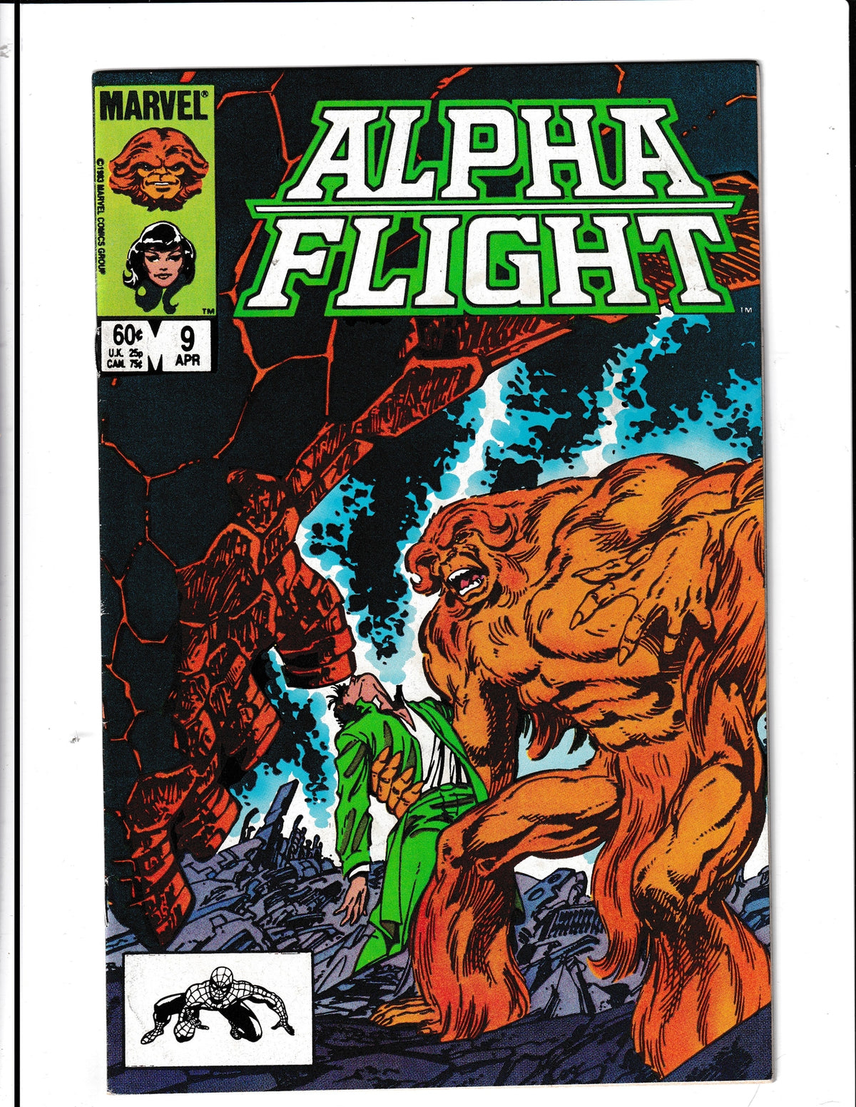 Alpha Flight #9 (1984) Marvel Comics SKU:481