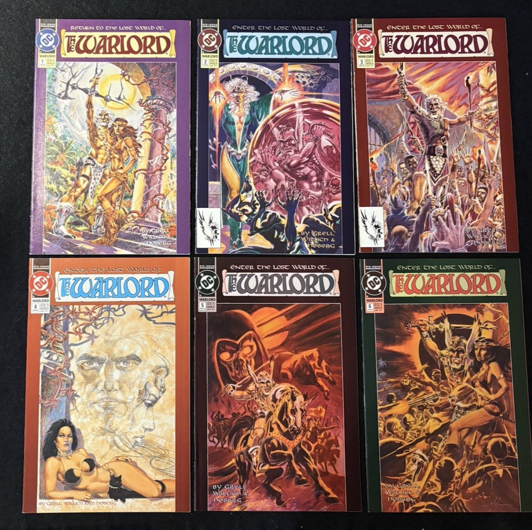 Warlord #1-6 (1992) Volume 2 Complete Six-Part Mini-Series DC Comics