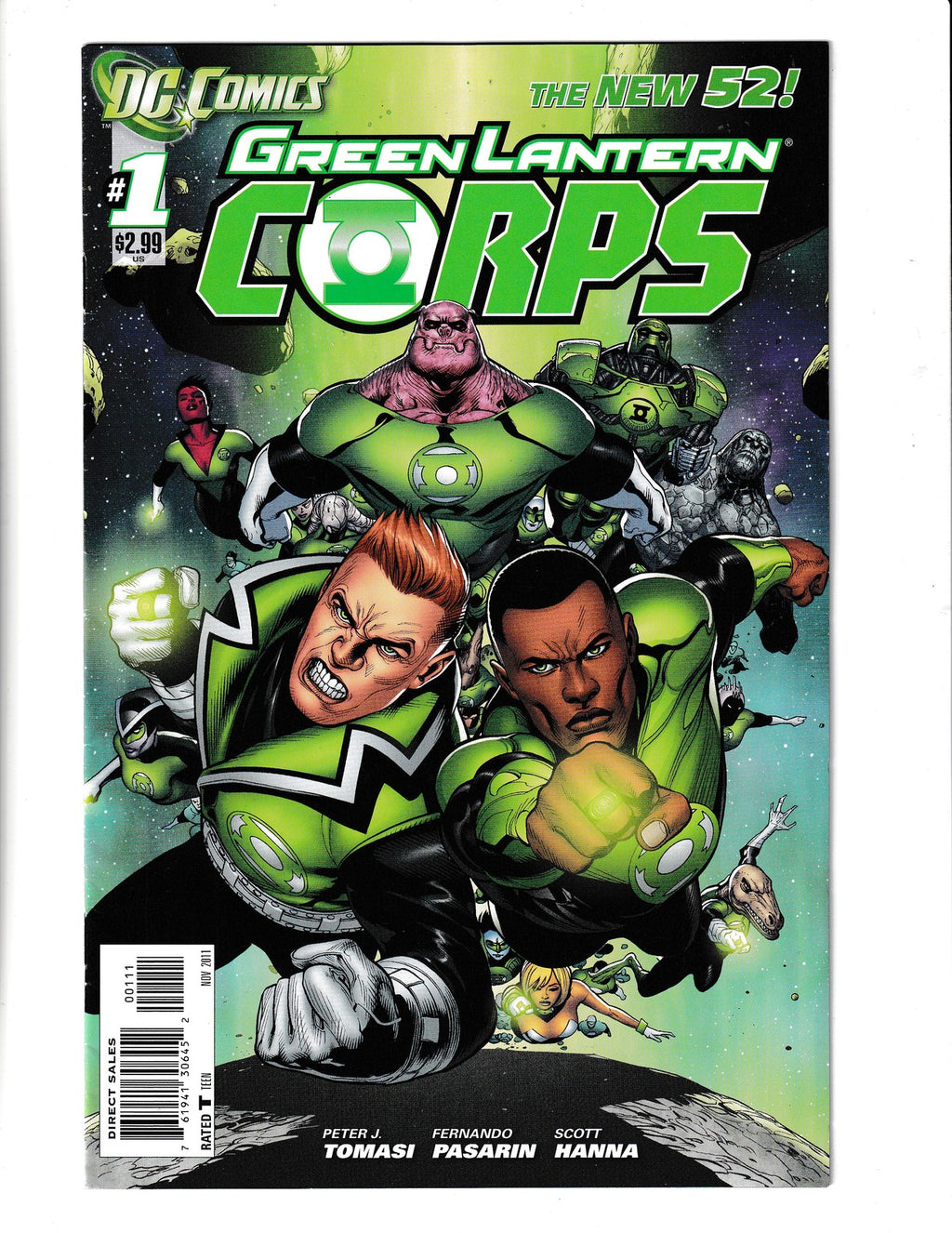 Green Lantern Corps #1 (2011) DC Comics