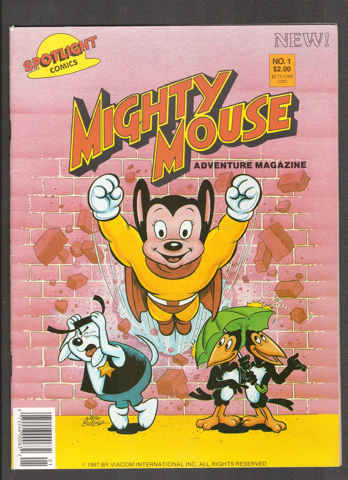 Mighty Mouse Adventure Magazine #1 (1987) Spotlight Comics