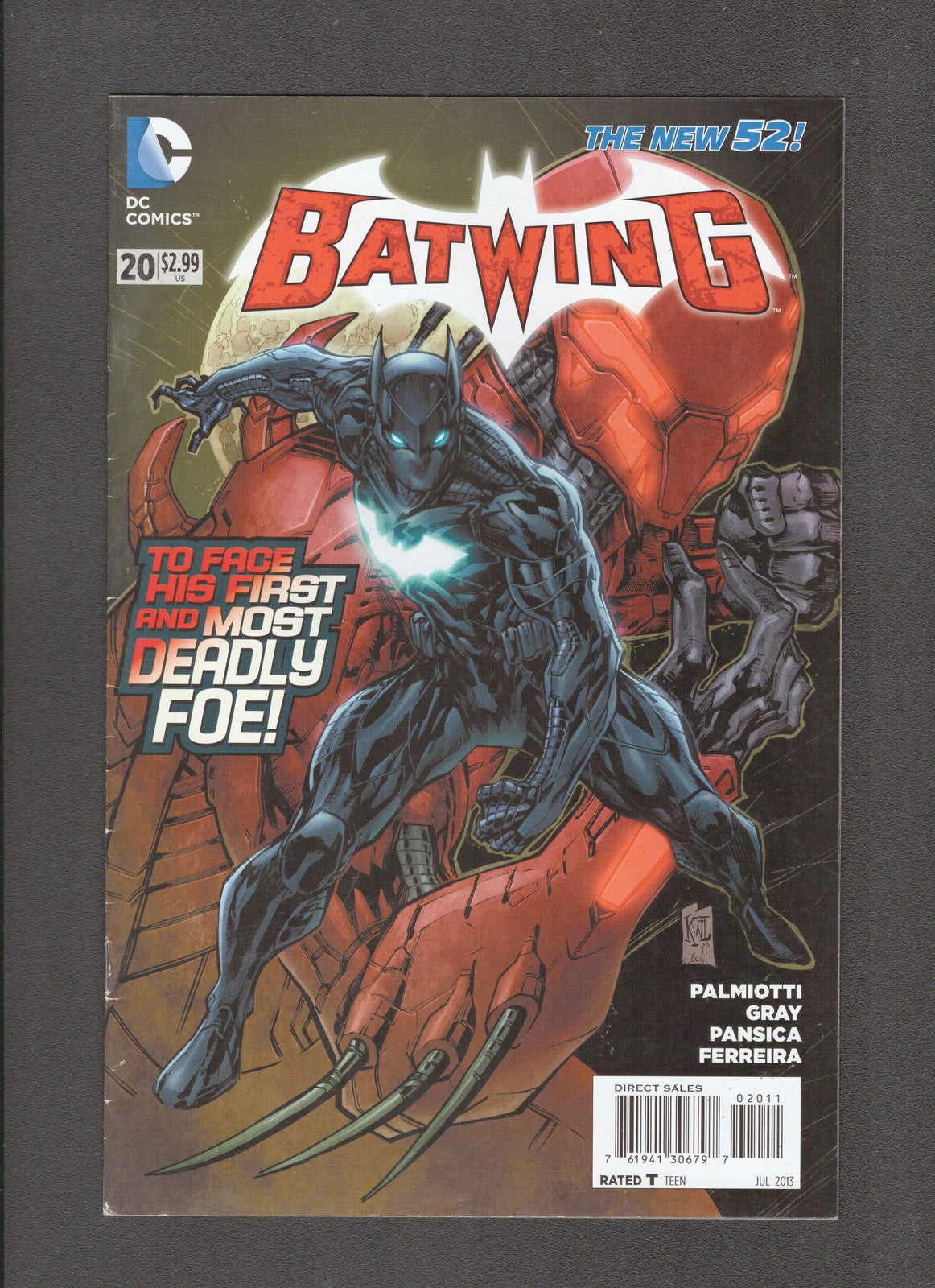 Batwing #20 (2013) 1st App of Luke Fox as Batwing II DC Comics