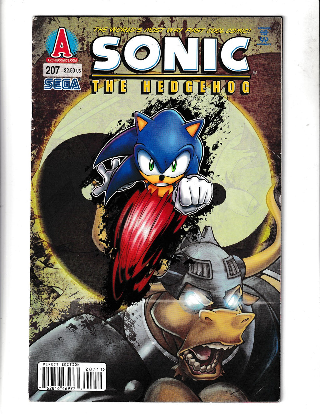 Sonic the Hedgehog #207 (2010) LOW PRINT RUN Archie Comics