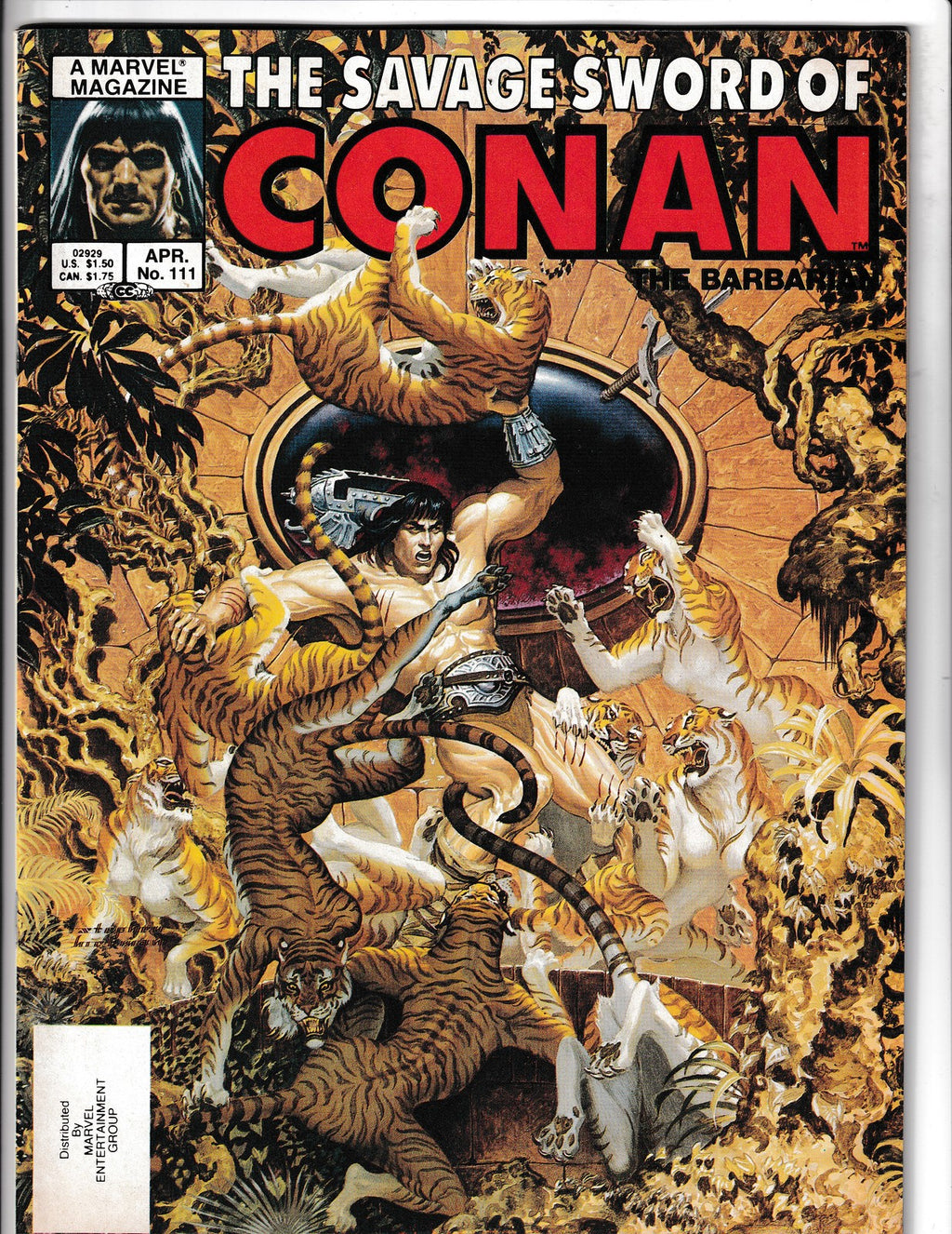 Savage Sword of Conan #111 (1985) Curtis Comics