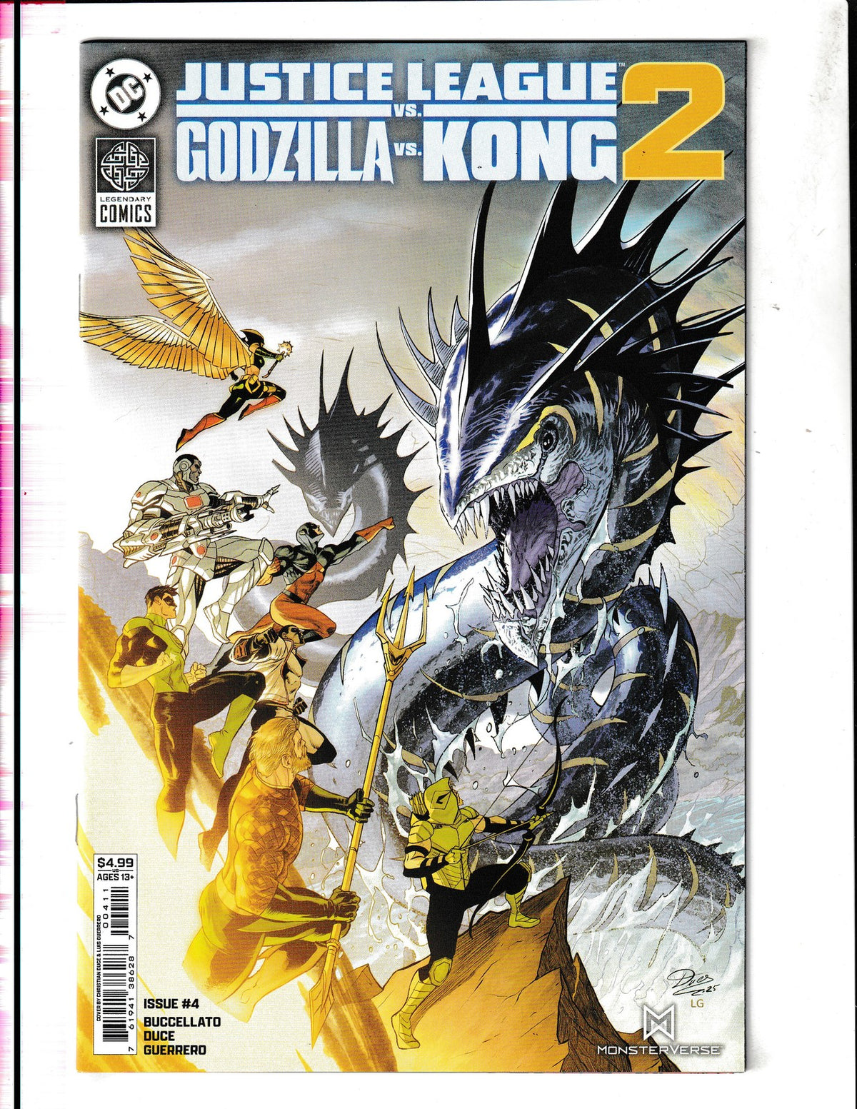 Justice League vs Godzilla vs Kong 2 #4 (2025) Duce Cover DC Comics
