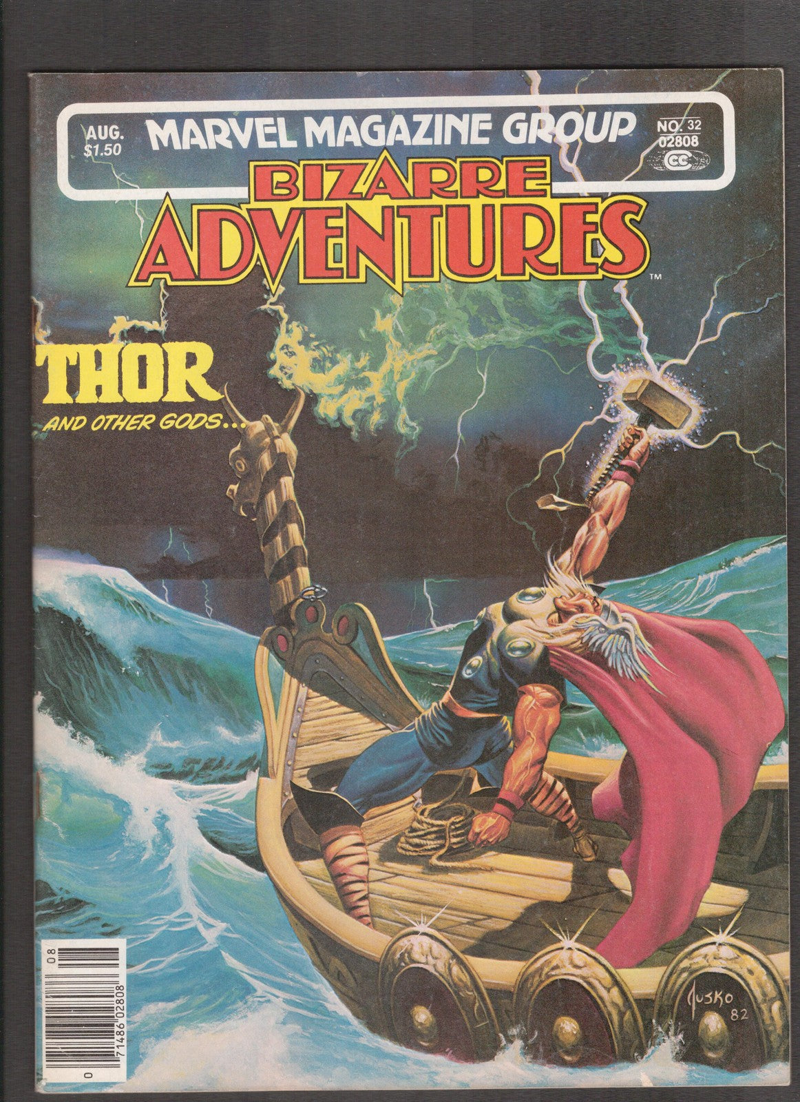 Bizarre Adventures #32 (1982) Joe Jusko Marvel Comics