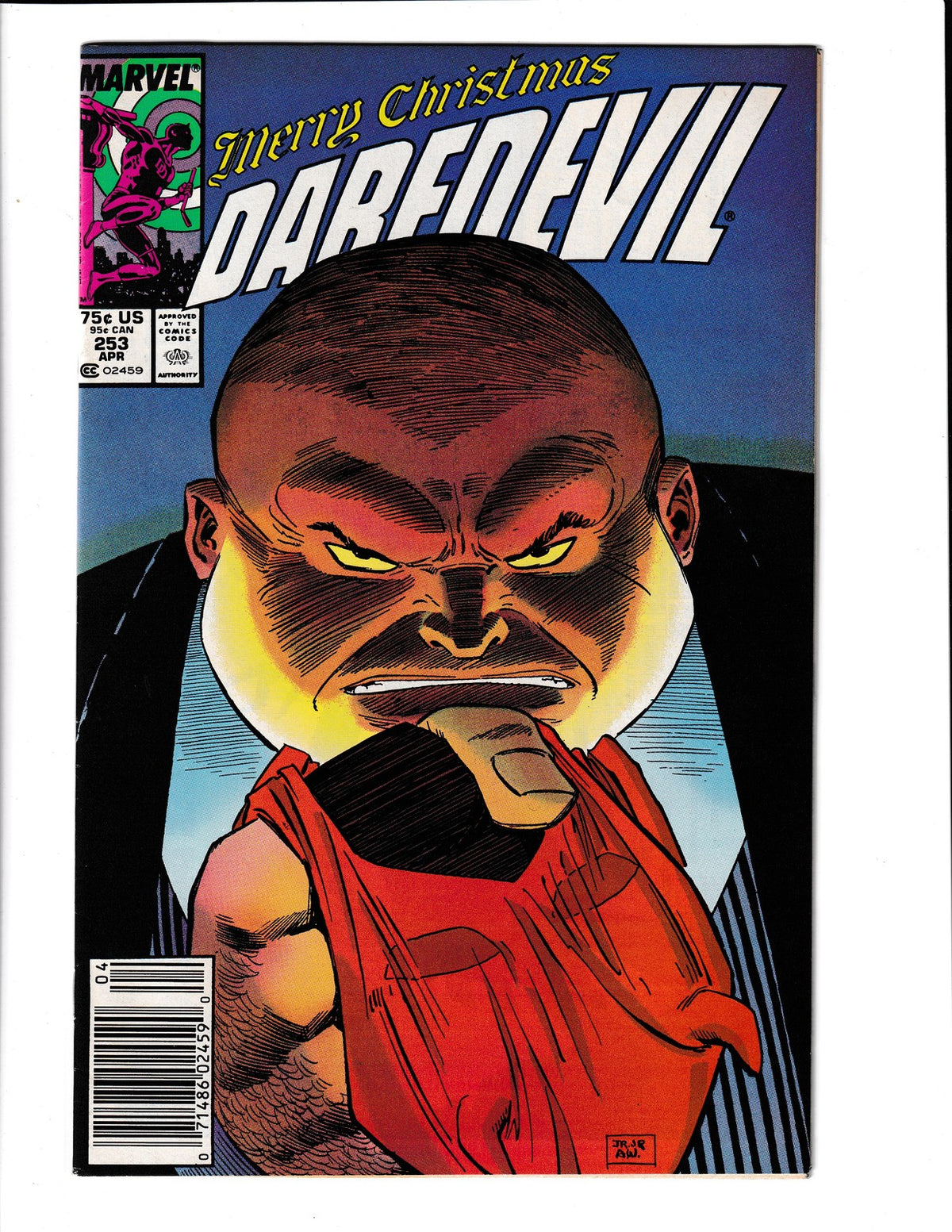 Daredevil #253 (1988) Merry Christmas Kingpin Marvel Comics
