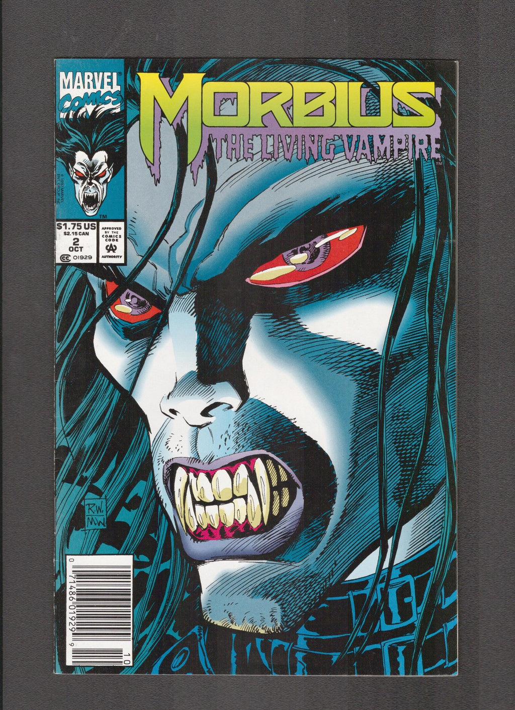 Morbius the Living Vampire #2 (1992) Wagner, Witherby Marvel Comics