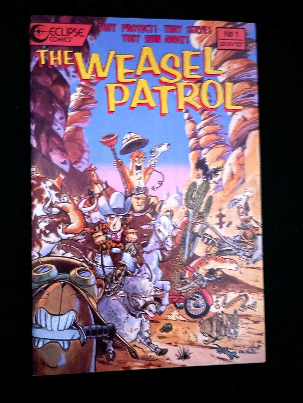 The Weasel Patrol #1 April 1989 HIGH GRADE