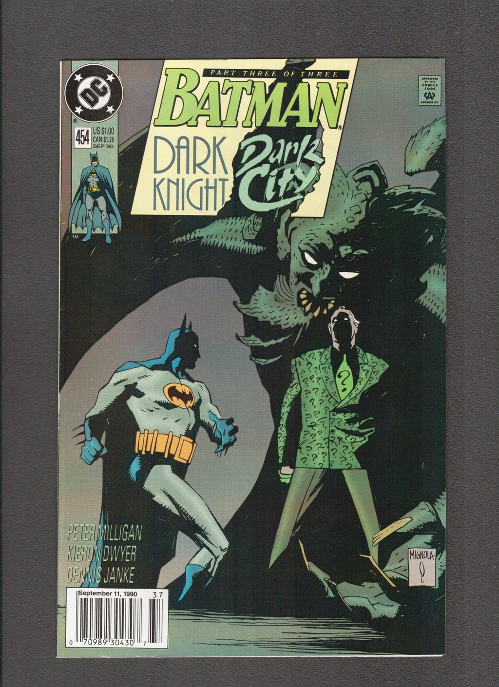Batman #454 (1990) Mike Mignola DC Comics