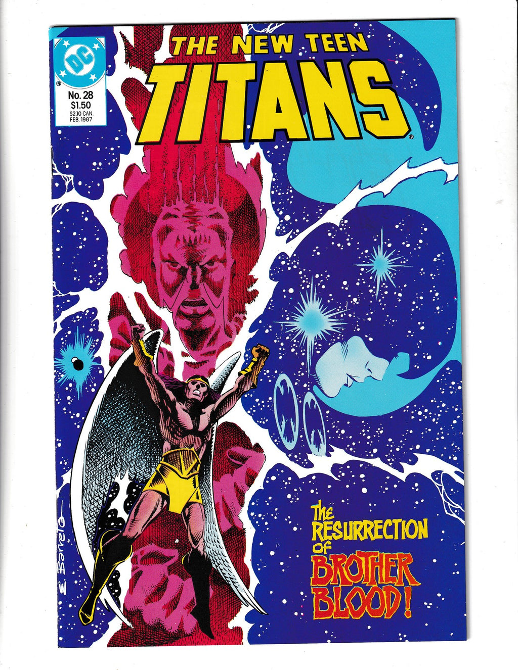New Teen Titans #28 (1987) Higher Grade DC Comics