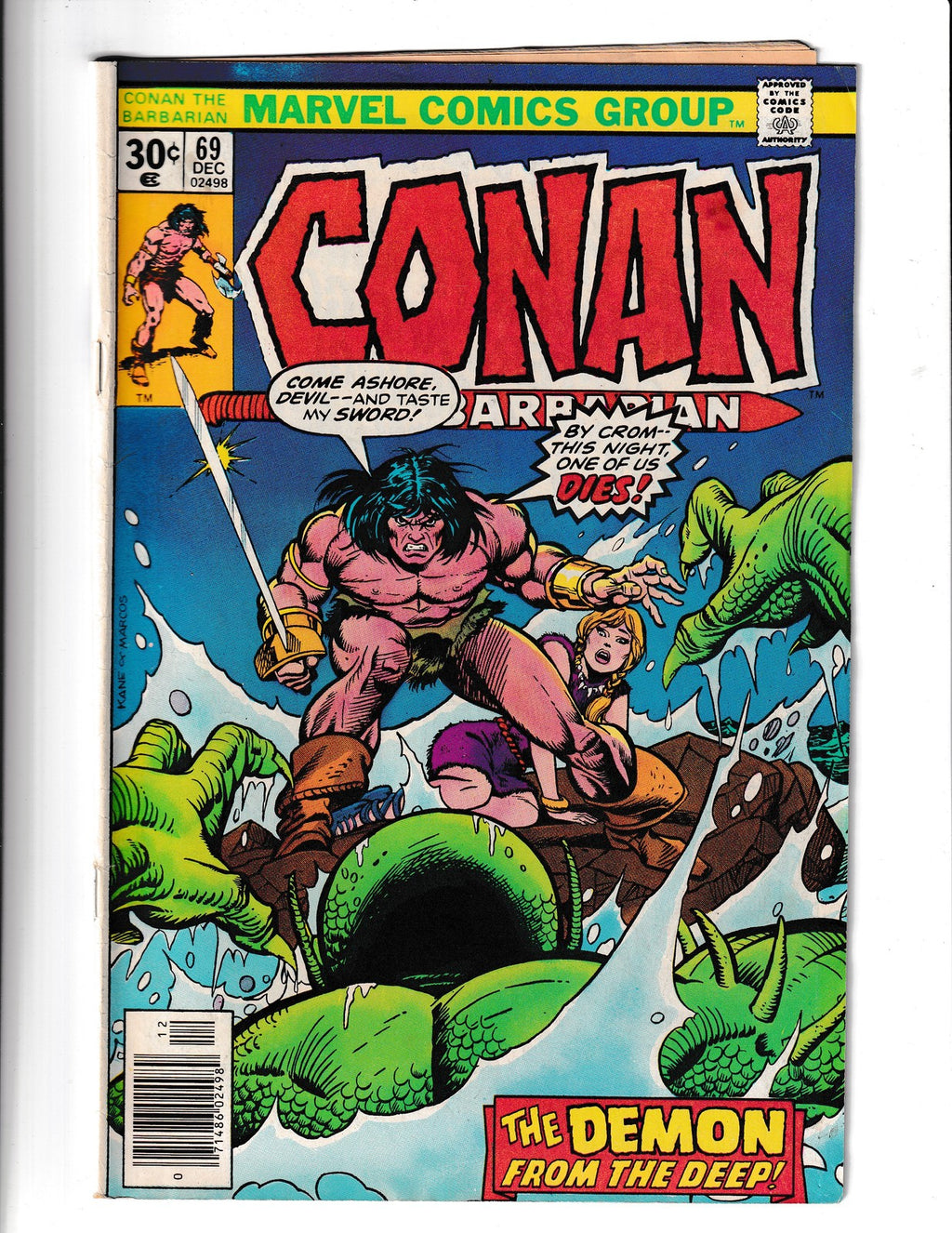Conan the Barbarian #69 (1976) Marvel Comics SKU:2693