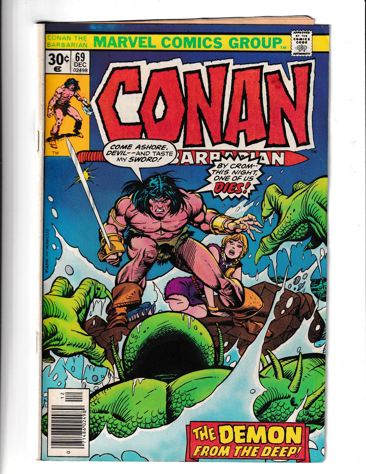 Conan the Barbarian #69 (1976) Marvel Comics SKU:2693