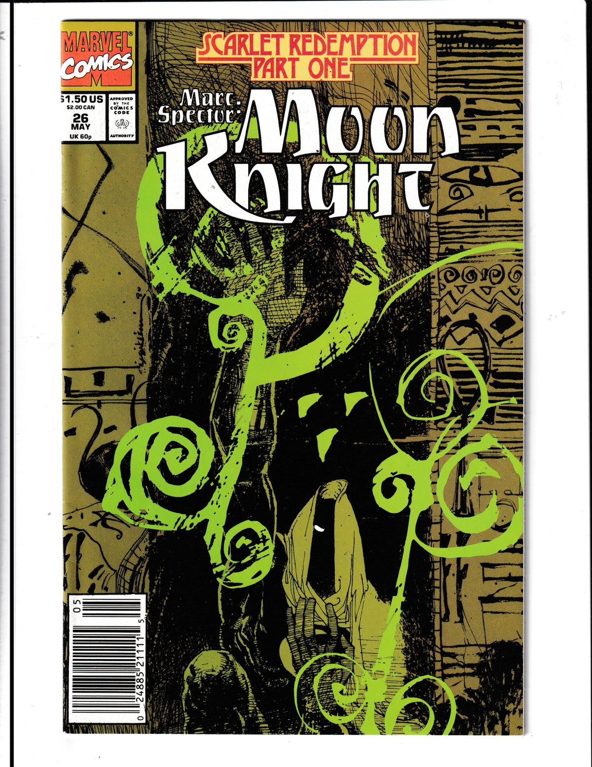 Marc Spector: Moon Knight #26 (1991) Marvel Comics