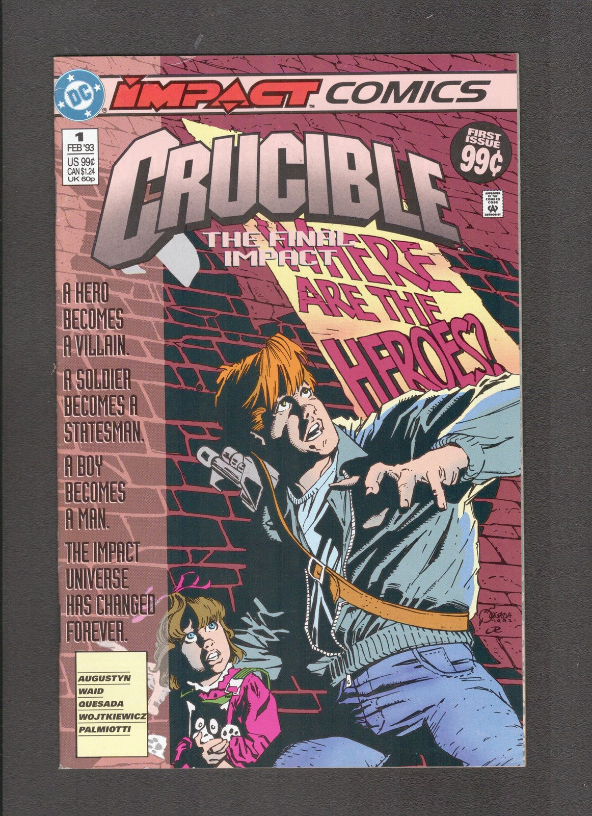 Crucible #1 (1993) Jimmy Palmiotti Impact/DC Comics